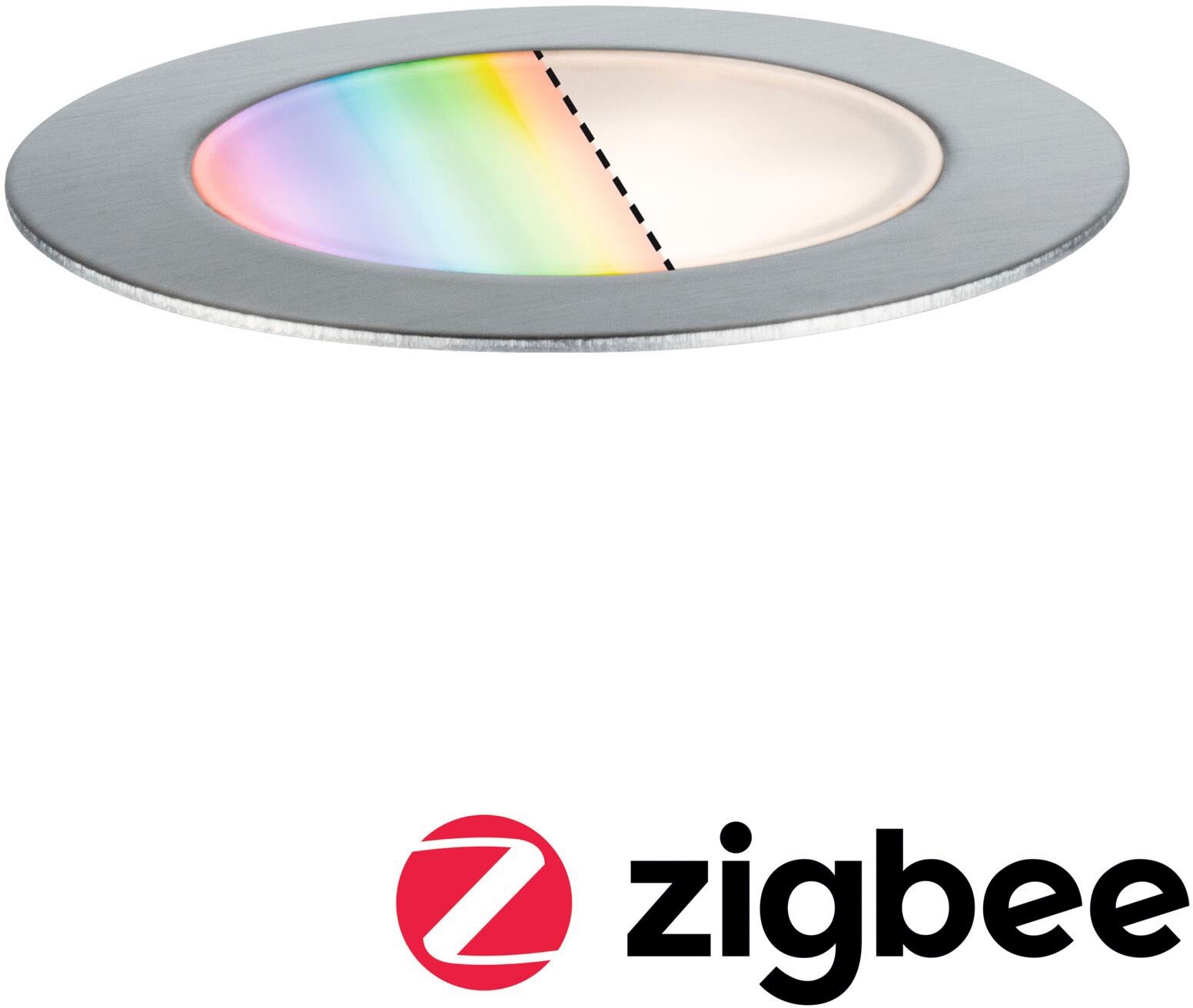 Paulmann LED Gartenleuchte »Outdoor Plug & Shine Einbauleuchte Floor RGBW IP67 ZigBee«, 1 flammig, IP67, ZigBee RGBW