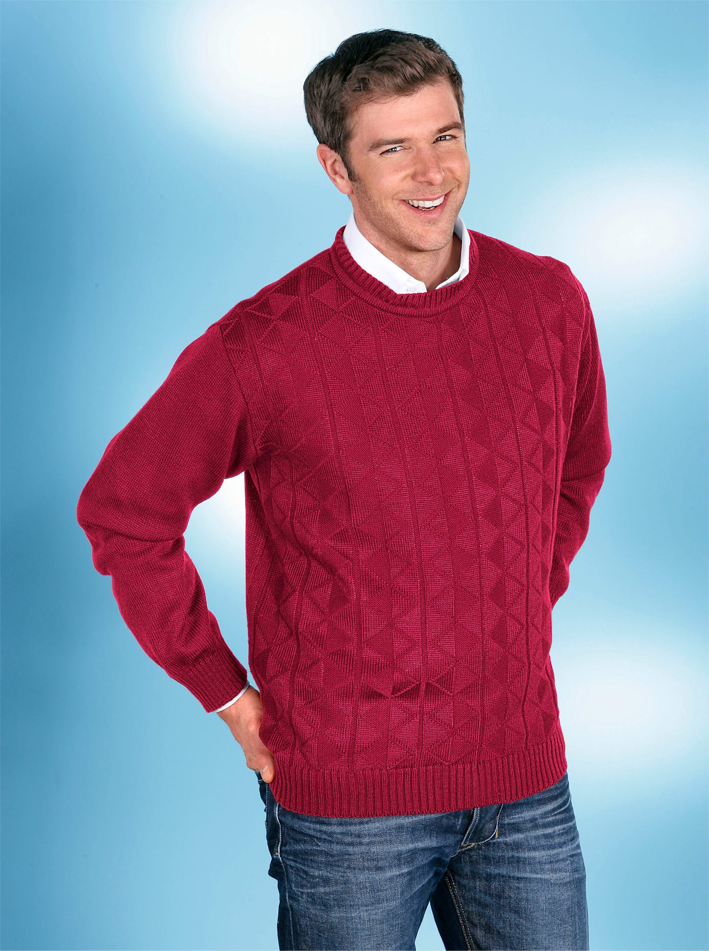 Classic Rundhalspullover "Pullover"