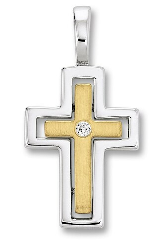 ONE ELEMENT Kreuzanhänger »Kreuz Anhänger Kreuz aus 925 Silber und Zirkonia«, Kreuz kaufen
