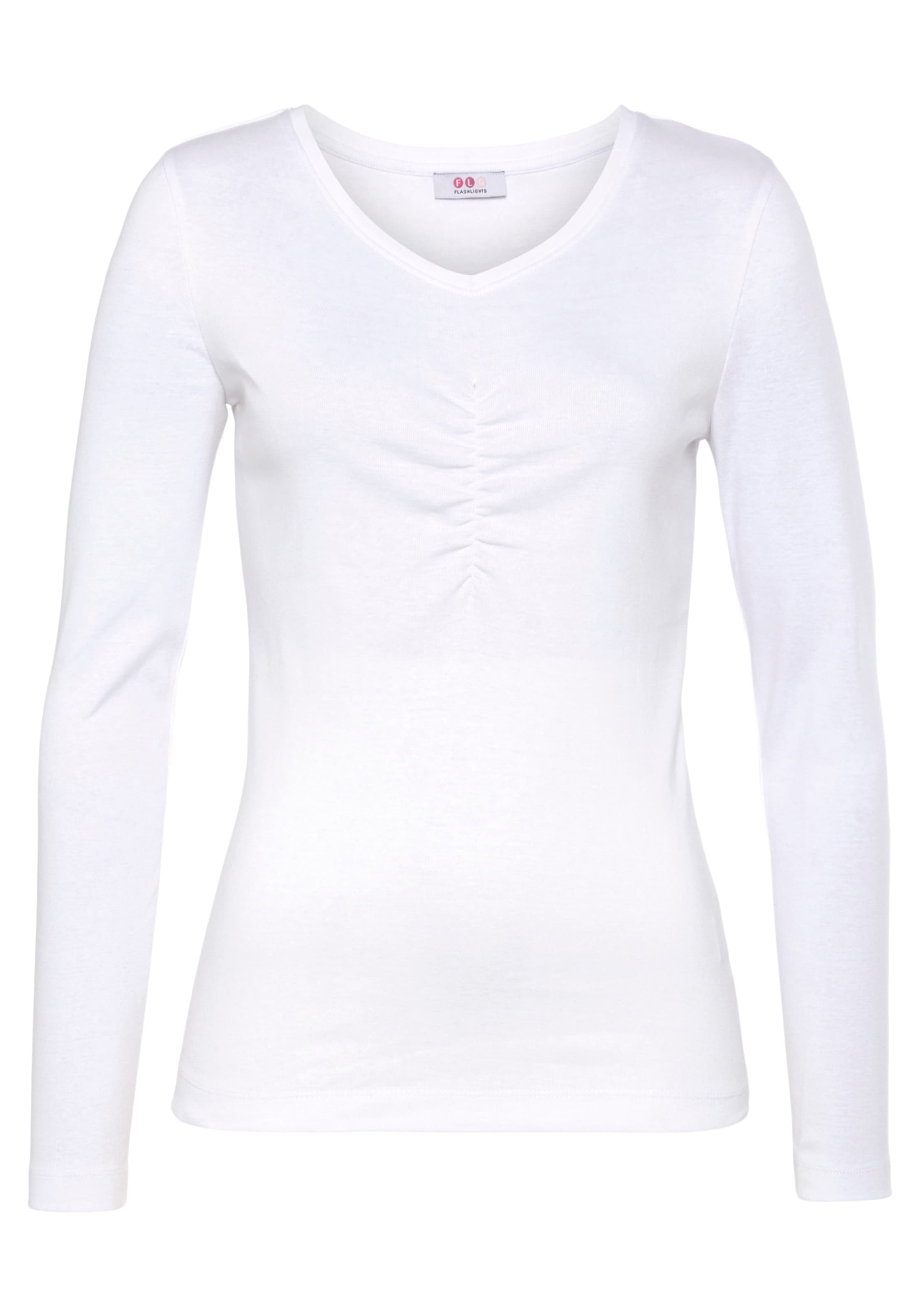 Flashlights Longsleeve, (Packung, 2 tlg., 2er- Pack), Langarm, sehr figurbetonter Schnitt, Feinrippstoff, Basic-Stil