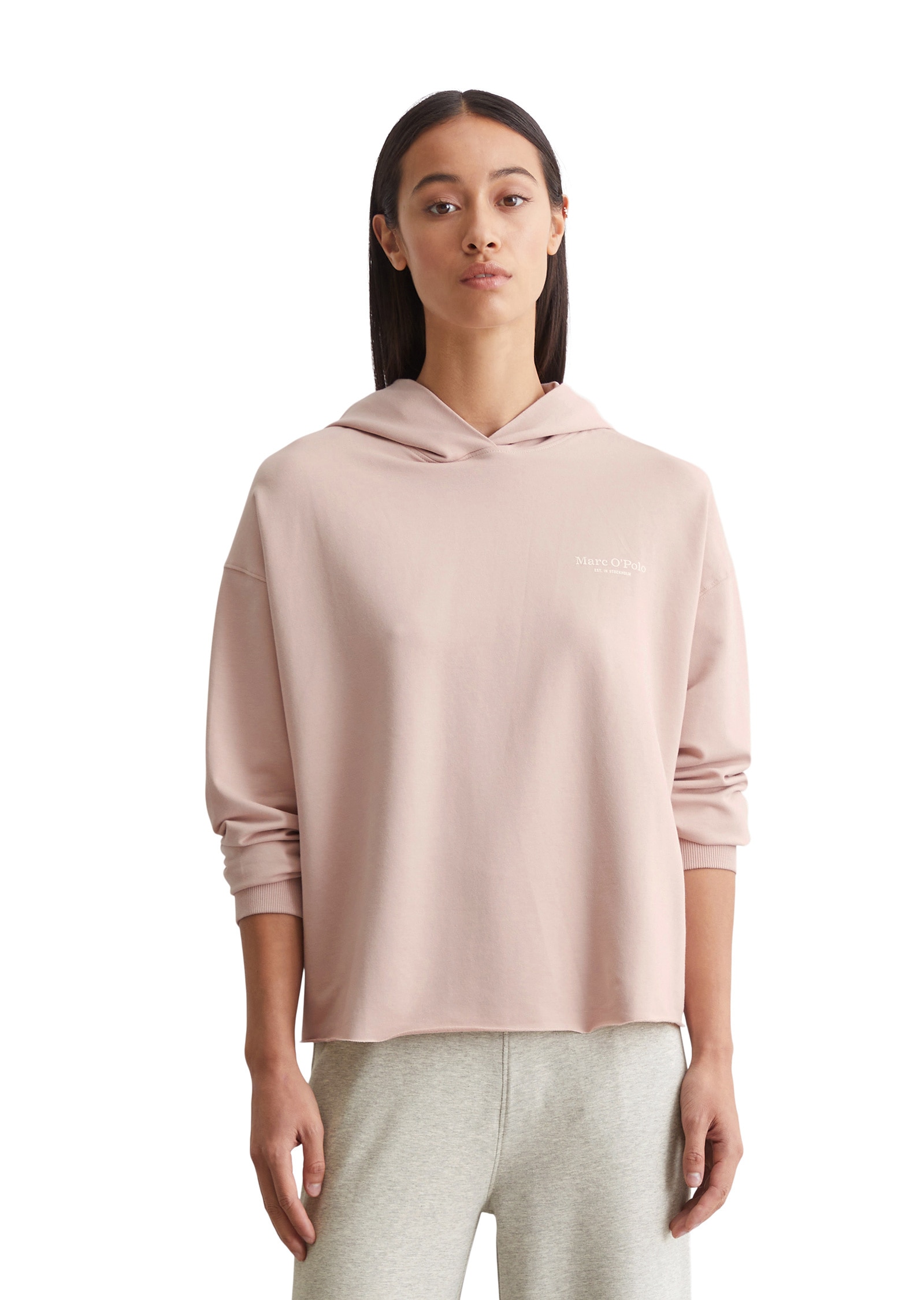 Marc OPolo Sweatshirt "aus Organic-Cotton-Viskose-Mix" günstig online kaufen