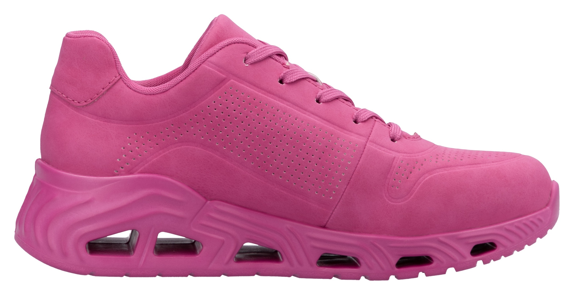 RIEKER Sport Keilsneaker »Dakota«, Schnürschuh, Halbschuh, Freizeitschuh in veganer Verarbeitung