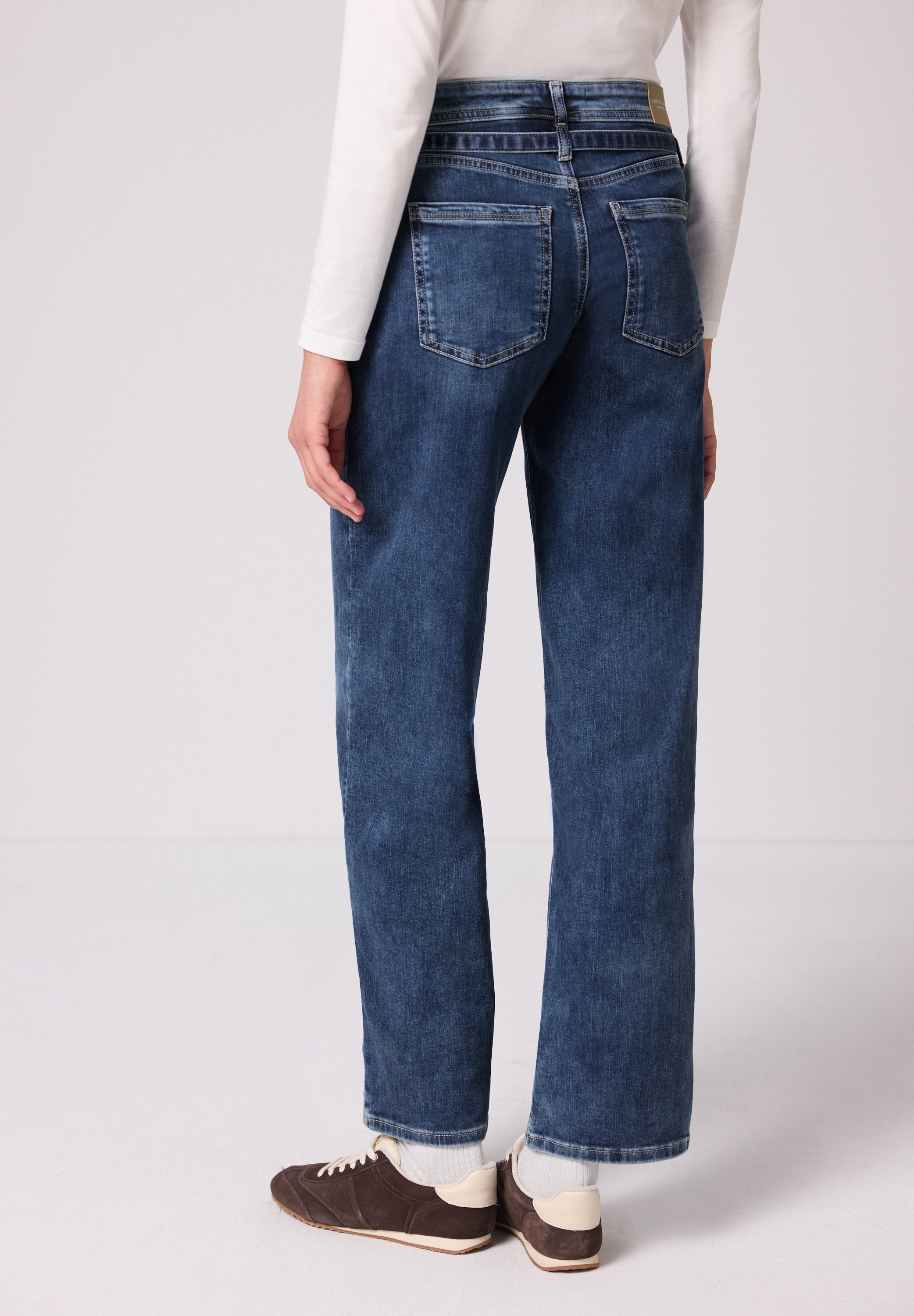 STREET ONE Loose-fit-Jeans Middle Waist