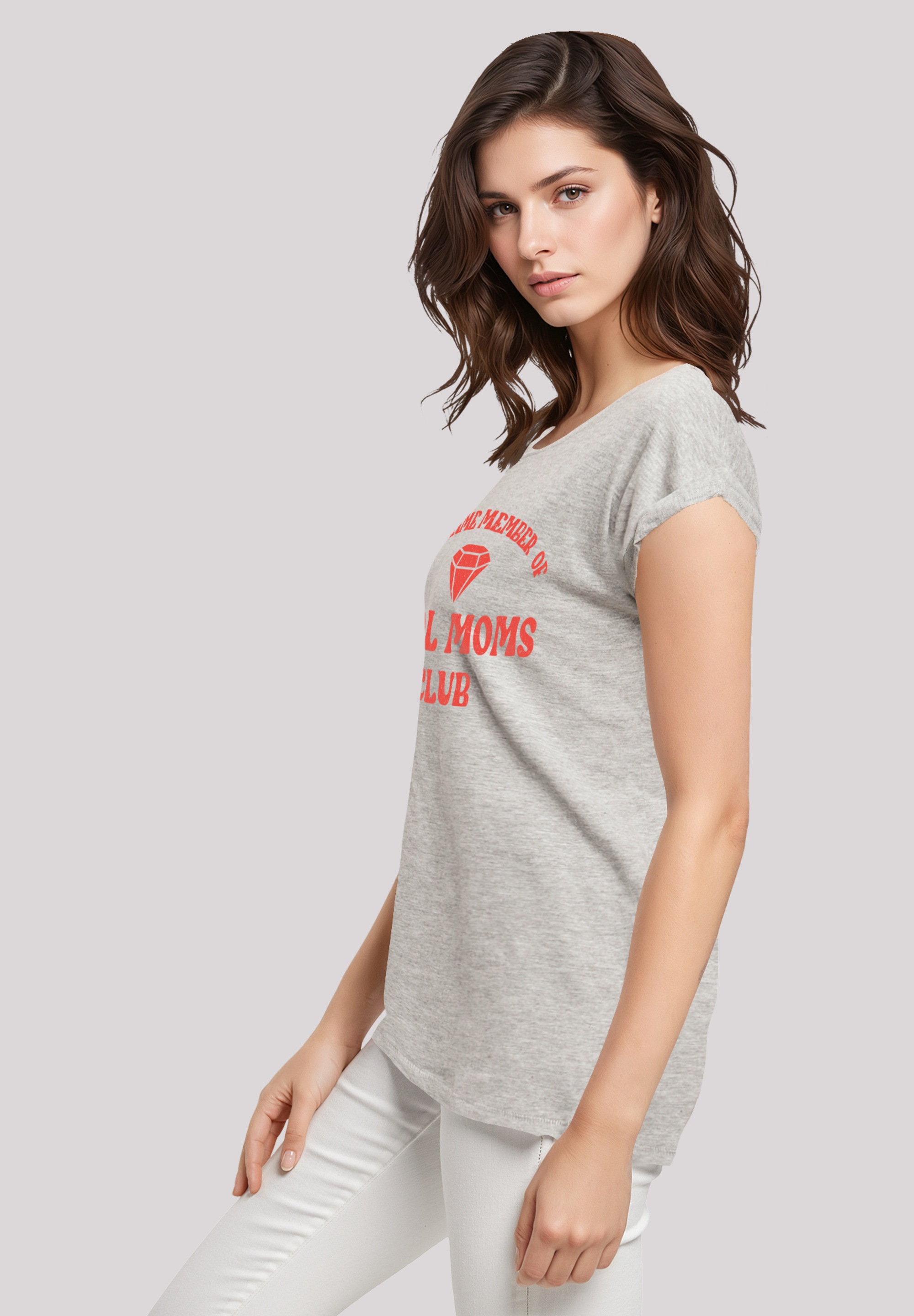 F4NT4STIC T-Shirt »Mothers Day Cool Moms Club Membership Trendy Motherhood«, Premium Qualität