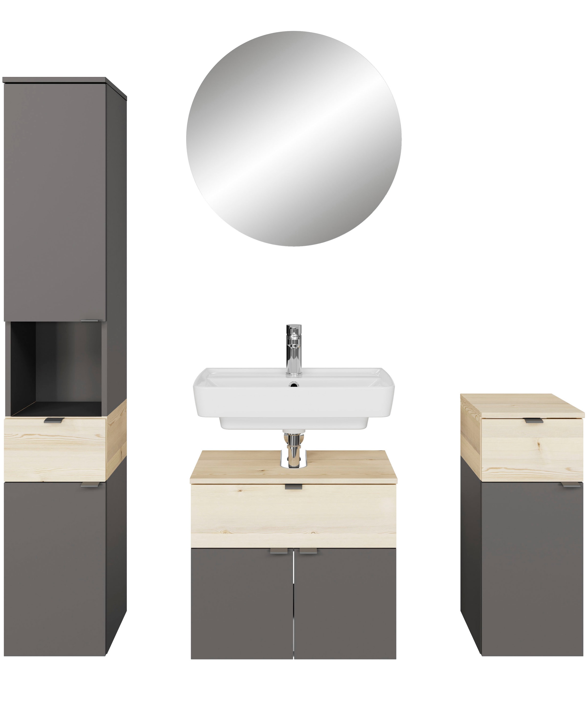 Saphir Badmöbel-Set »Quickset 394«, (Komplett-Set, 4 St.)