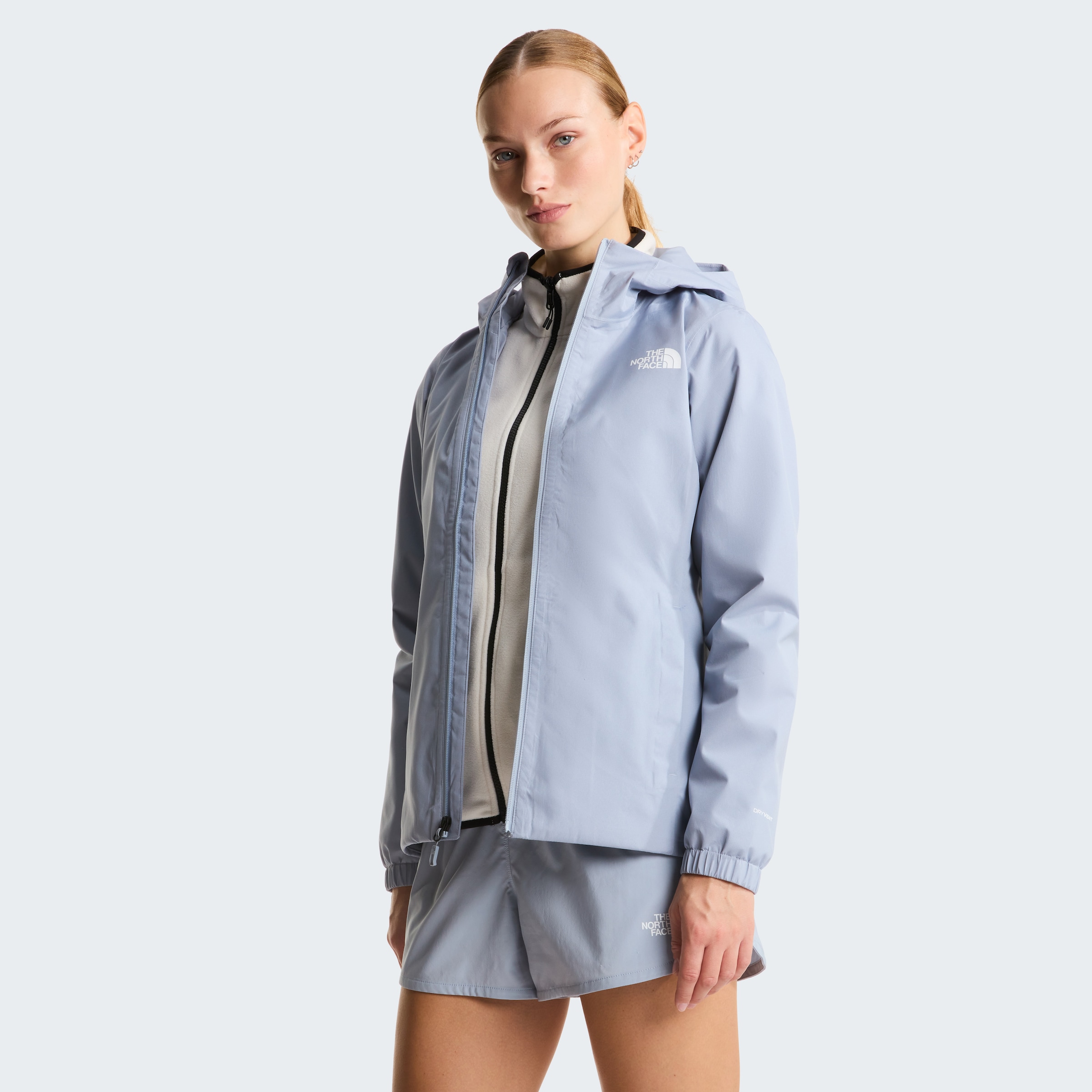 The North Face Funktionsjacke »W QUEST JACKET« mit Kinnschutz, atmungsaktiv, wasserabweisend, windabweisend, leicht