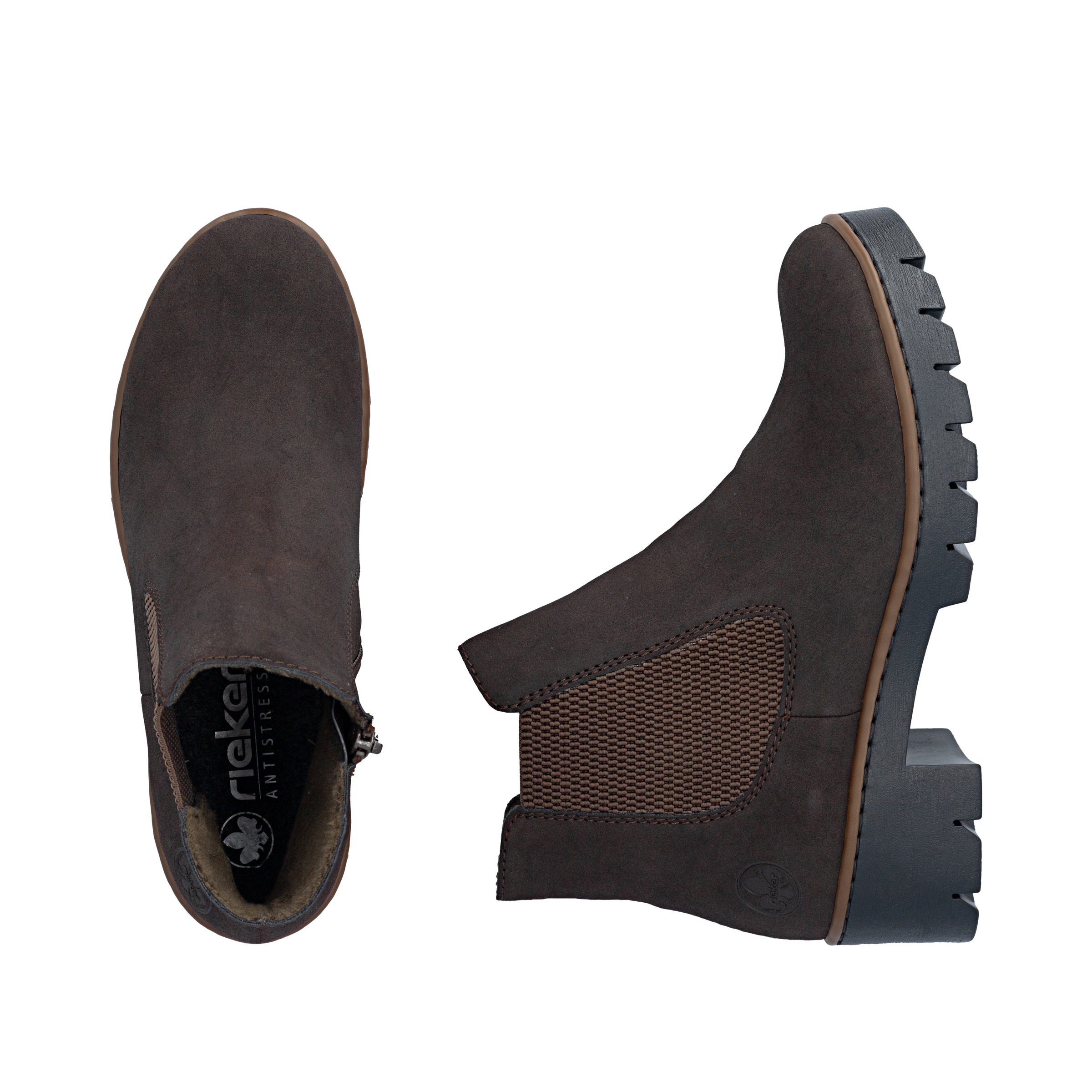 Rieker Chelseaboots  Stiefelette, Schlupfboots mit Profilsohle