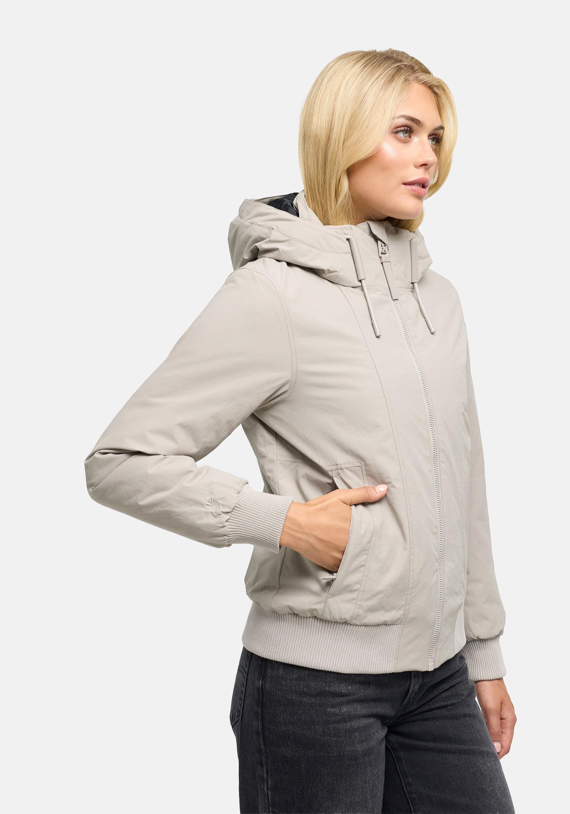 Navahoo Winterjacke "Kichermaus 14" mit Kapuze Wasserdichte Damen Jacke mit Kapuze