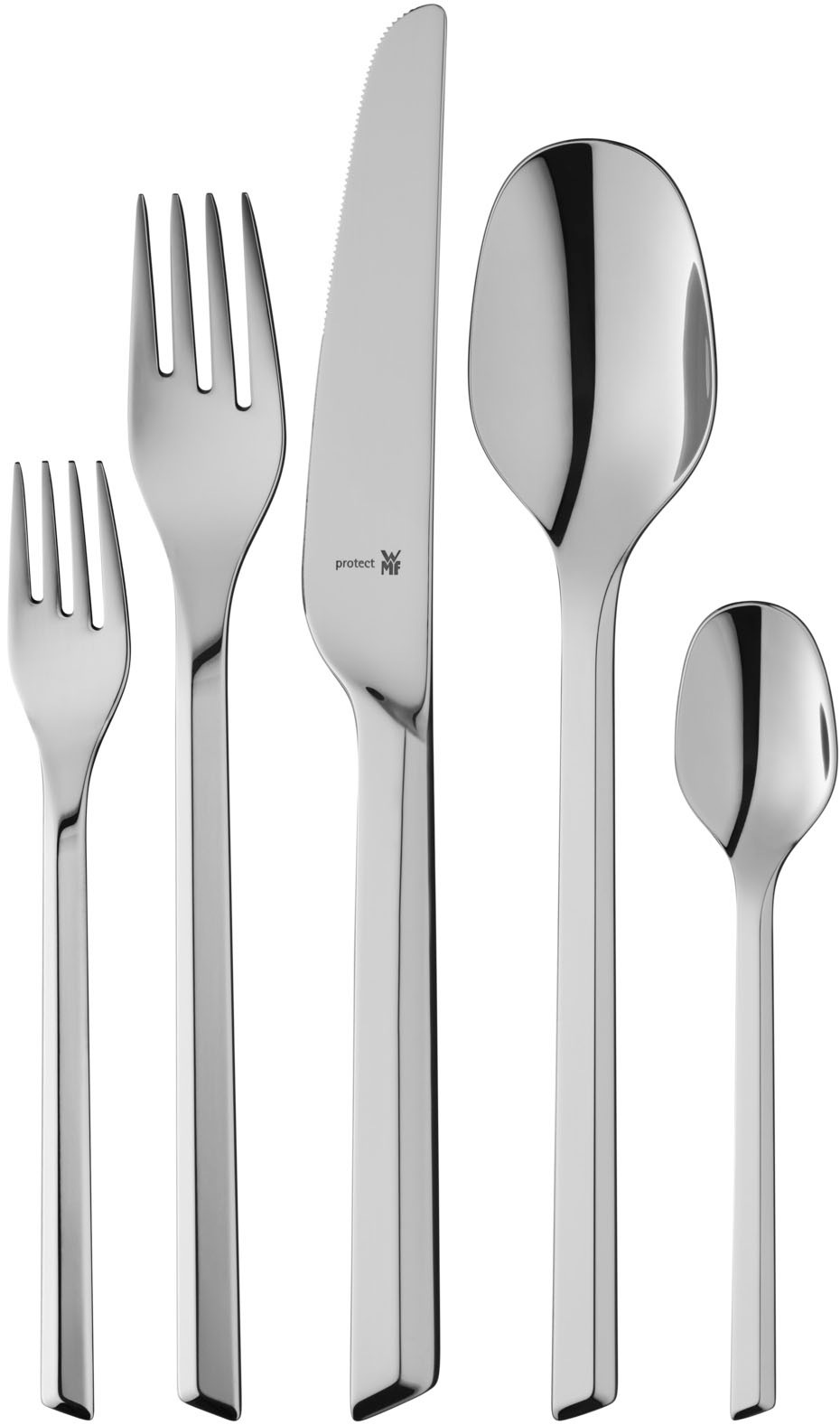 WMF Besteck-Set »Kineo«, (Set, 30 tlg.), ergonomisch, Cromargan protect