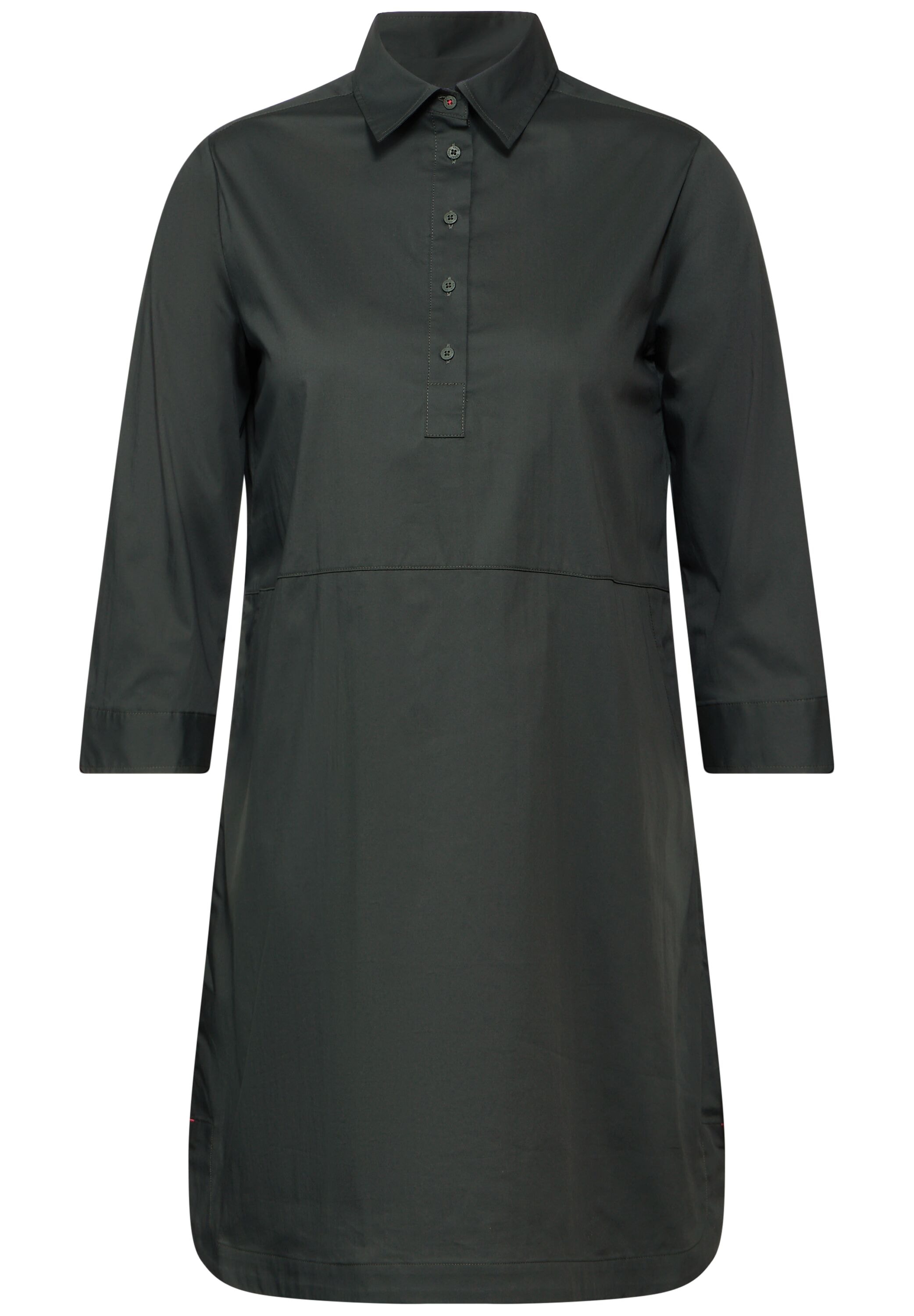 Cecil Hemdblusenkleid Eingrifftaschen Sommerkleid mit Turn-Up Ärmel