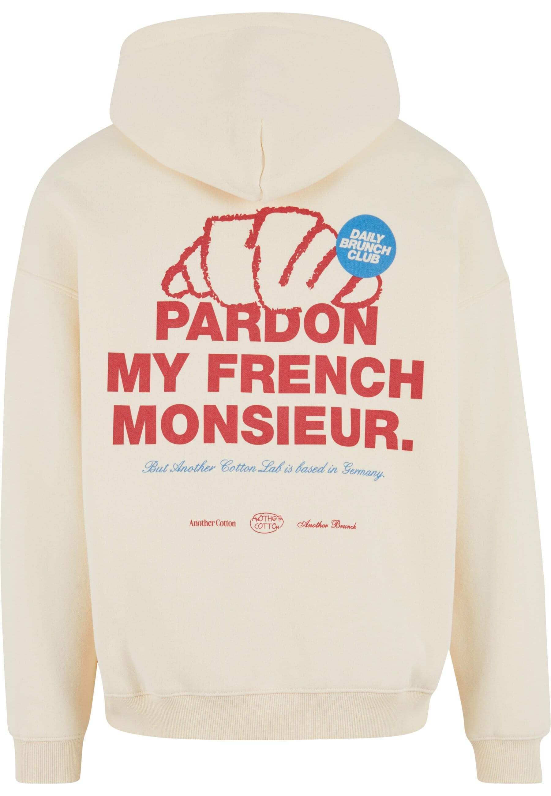 Another Cotton Lab Kapuzensweatshirt »Another Cotton Lab Pardon Monsieur Oversized Hoodie«, (1 tlg.)