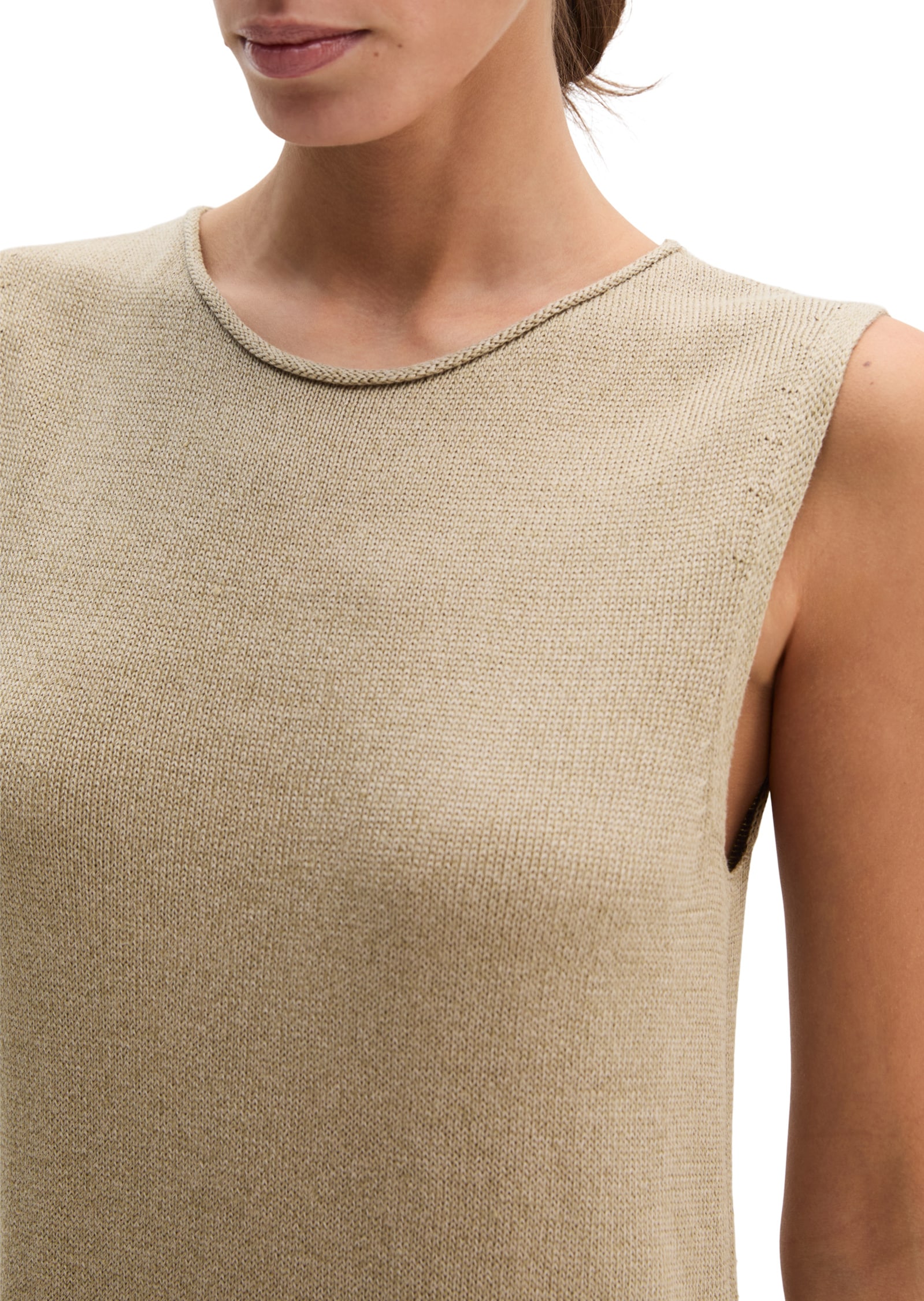 Marc O'Polo Strickkleid »aus Organic Cotton-Leinen-Mix«