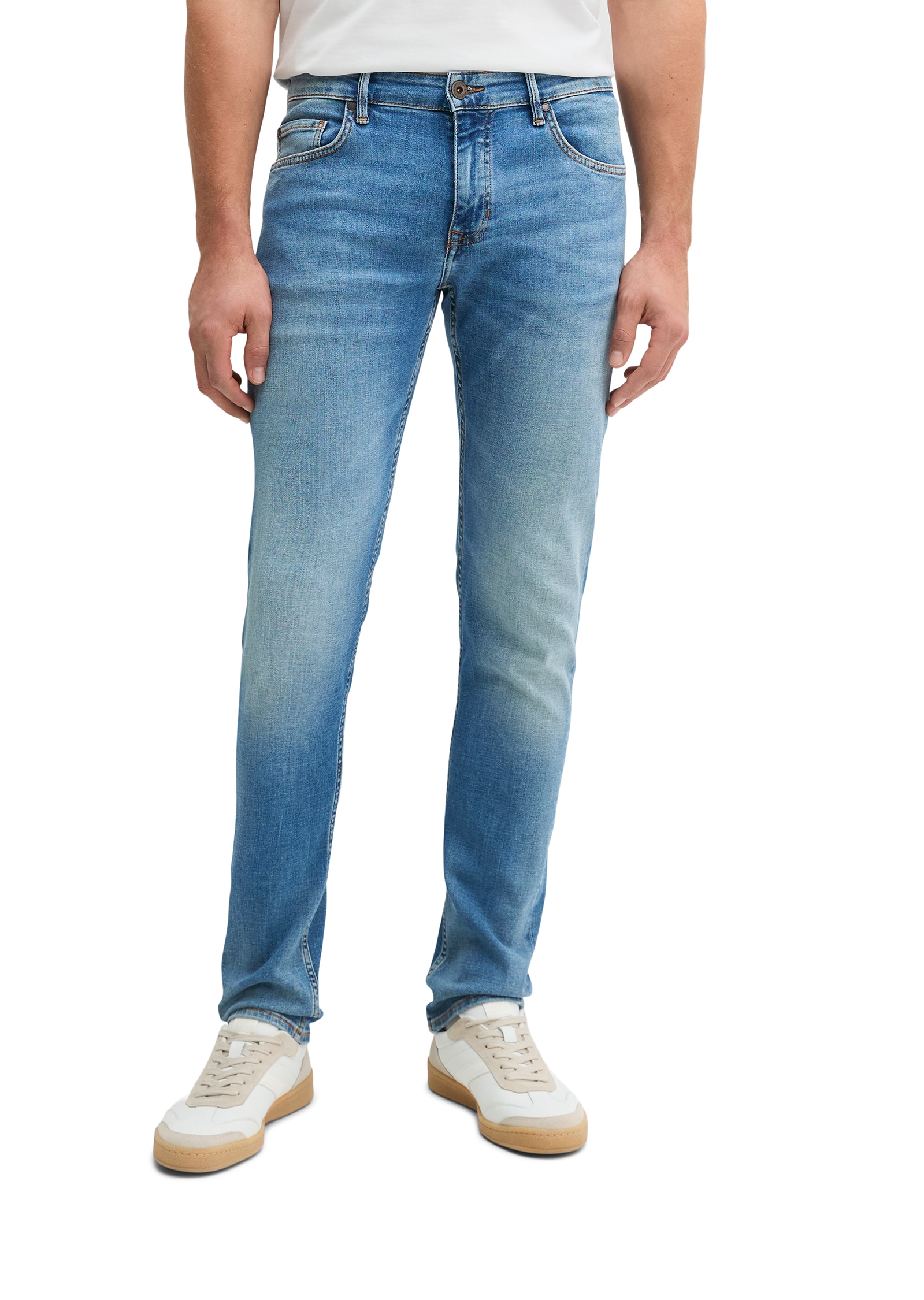 Marc OPolo Slim-fit-Jeans "Model Sjöbo shaped in lässiger Cross-Hatch-Denim Struktur"