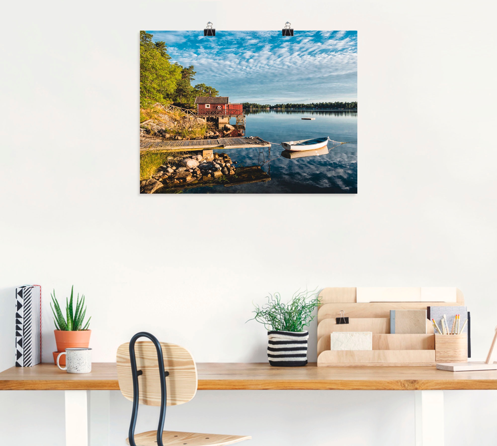 Artland Wandbild »Schärengarten schwedischen Küste II«, Küste, (1 St.), als Leinwandbild, Poster in verschied. Größen