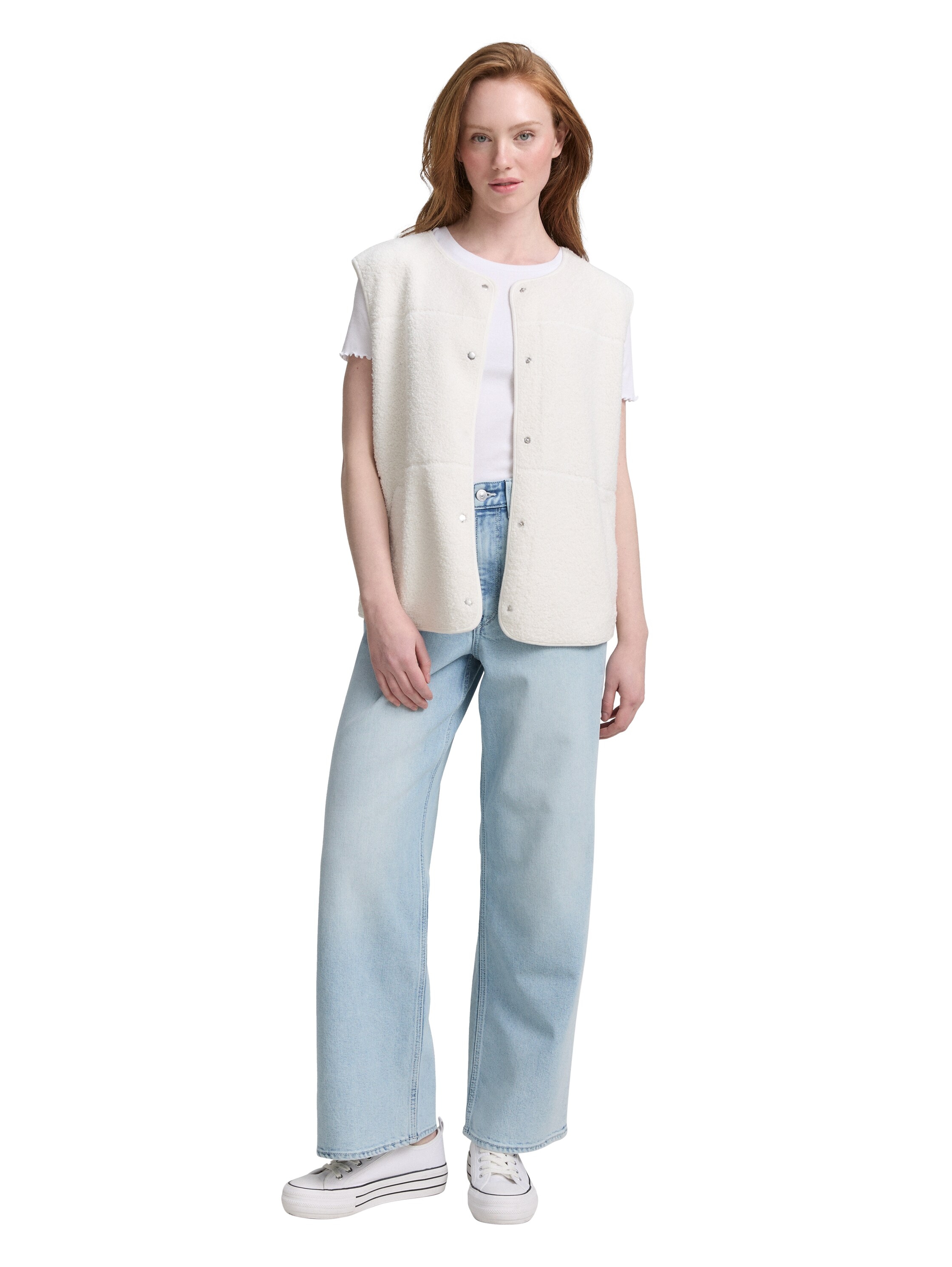 TOM TAILOR Denim Weite Jeans »LINOU«, im Five-Pocket Style