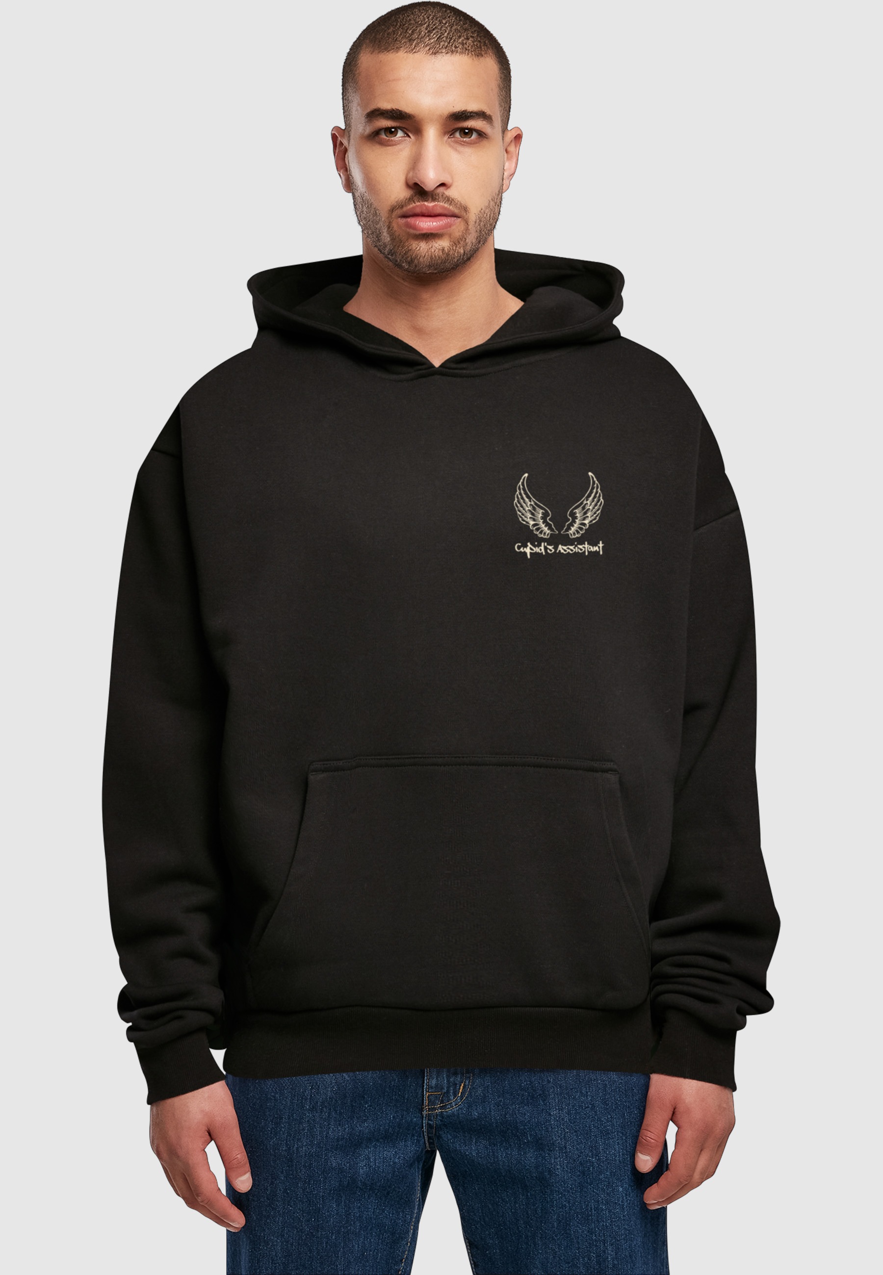 Thumbnail - Merchcode Kapuzenpullover "Merchcode Herren Cupid´s Assistant Ultra Heavy Hoody" 1 Stk.