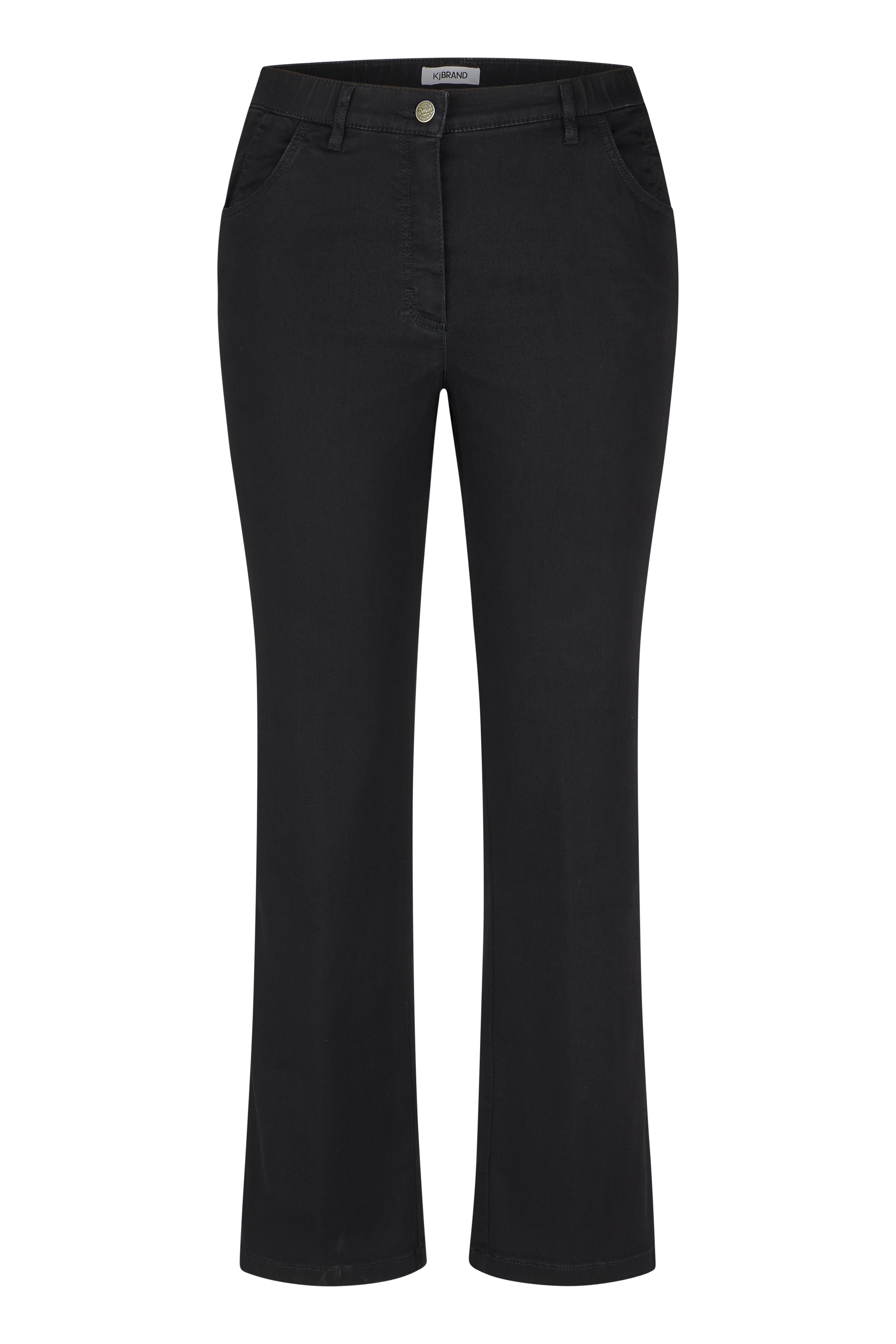 KjBRAND Straight-Jeans "Jeans Betty straight leg" Sehr bequem durch Baumwoll- Super- Stretch, Satin Optik