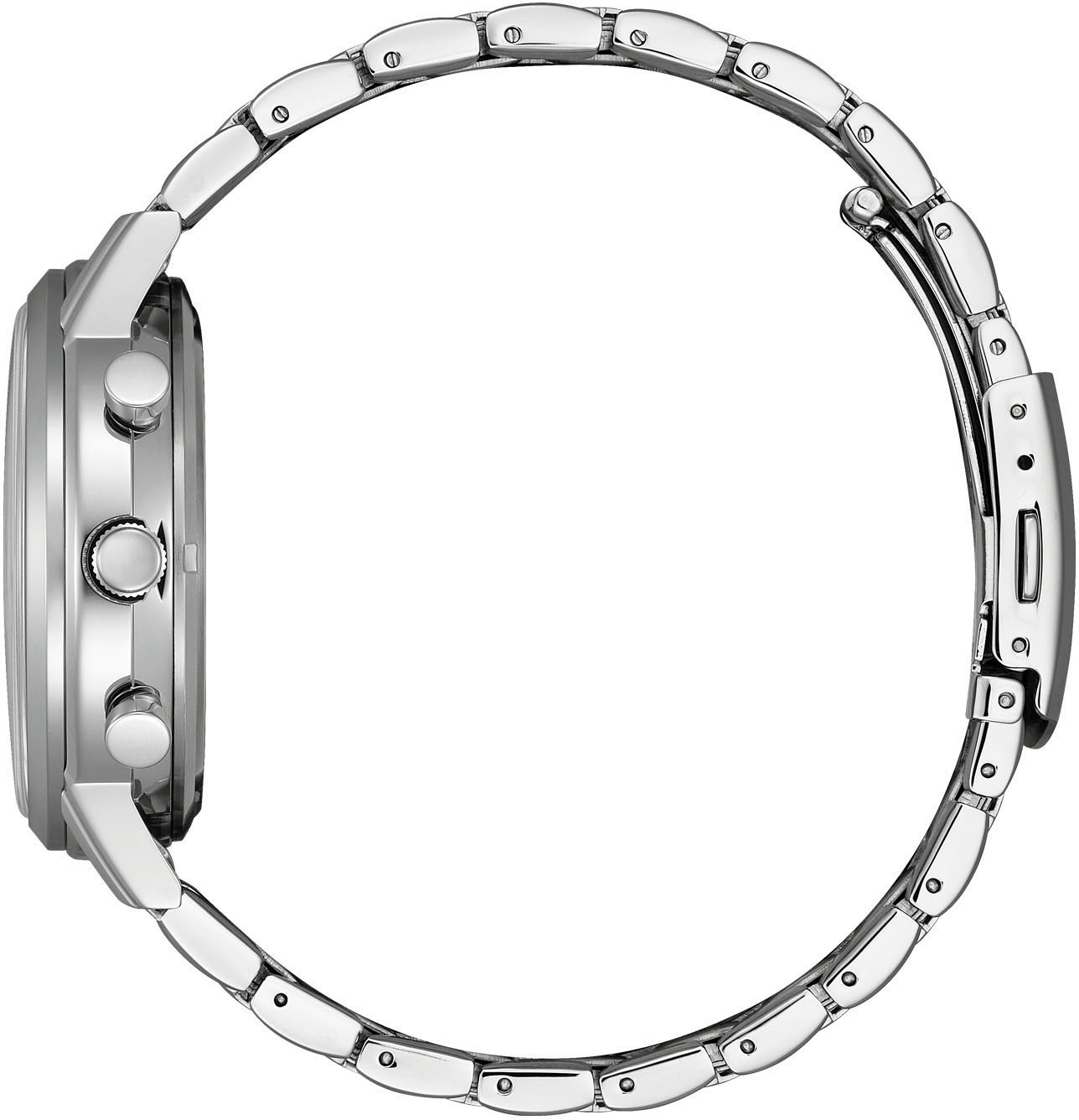 Citizen Chronograph, Armbanduhr, Solar, Herrenuhr, Edelstahlarmband, Datum, Stoppfunktion