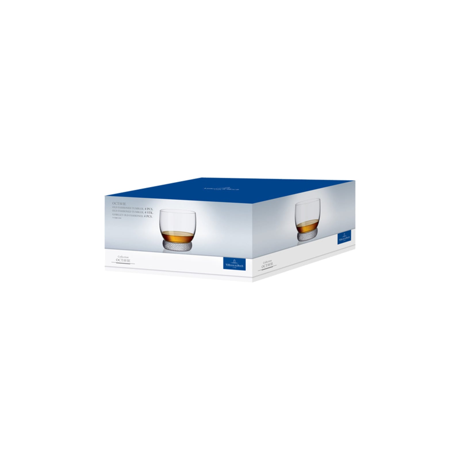 Villeroy & Boch Whiskyglas »Whiskygläser Octavie 360 ml 4er Set transparent«