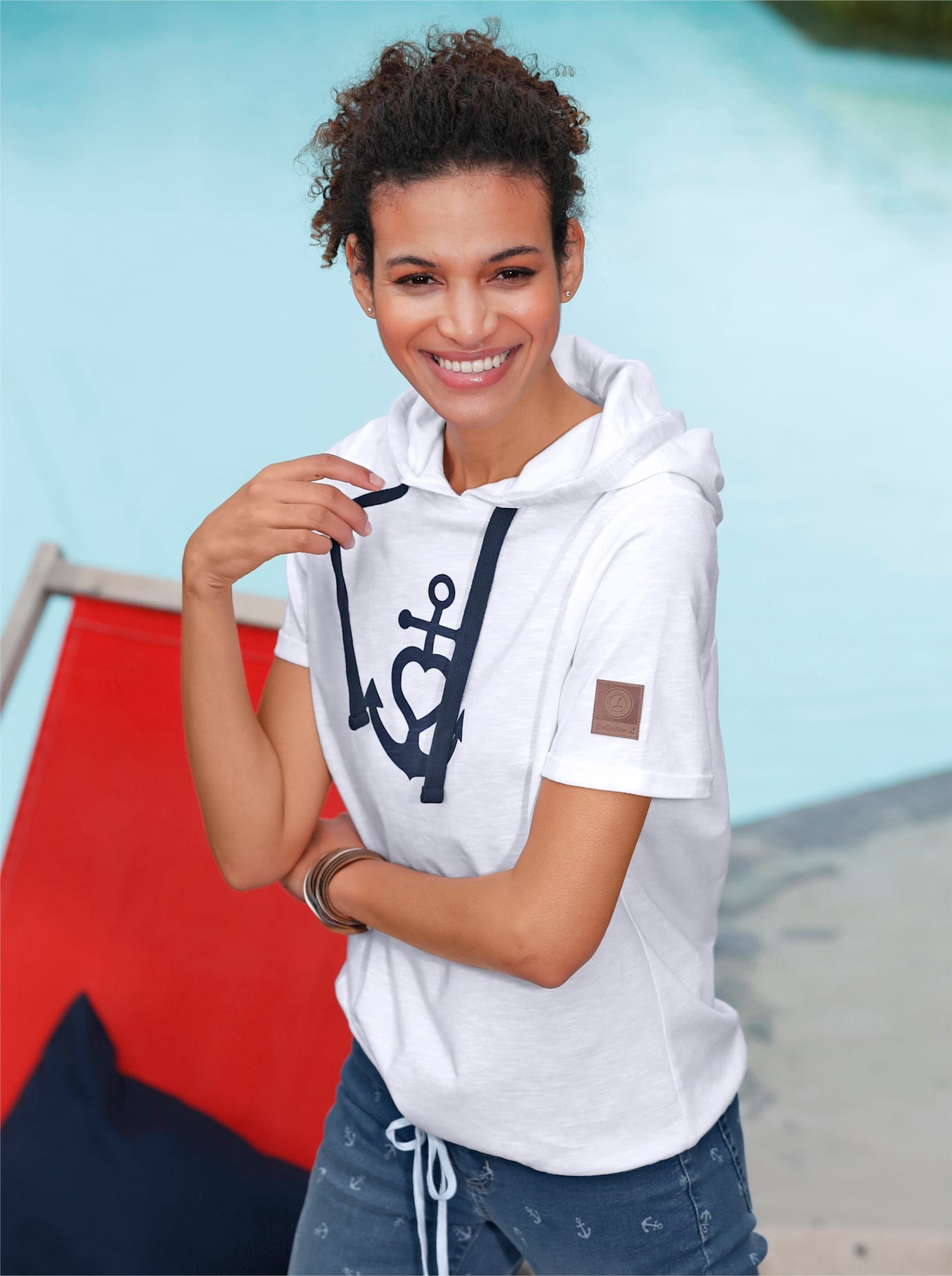 Casual Looks Kapuzenshirt "Shirt" 1 Stk. tlg. günstig online kaufen