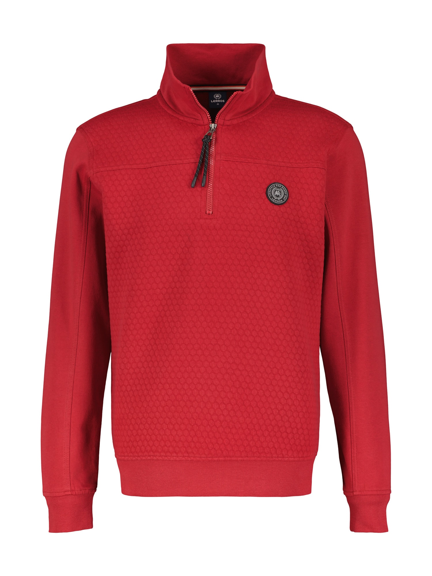 LERROS Sweatshirt "Sweat-Troyer mit dezentem Nadel-Steppmuster"
