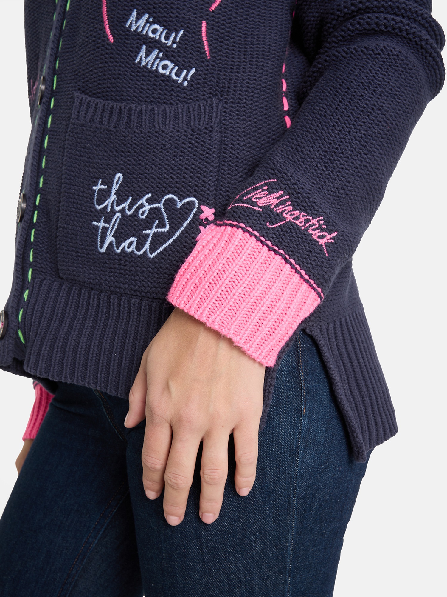 Lieblingsstück Strickjacke »ArunaL« mit 60% Baumwolle