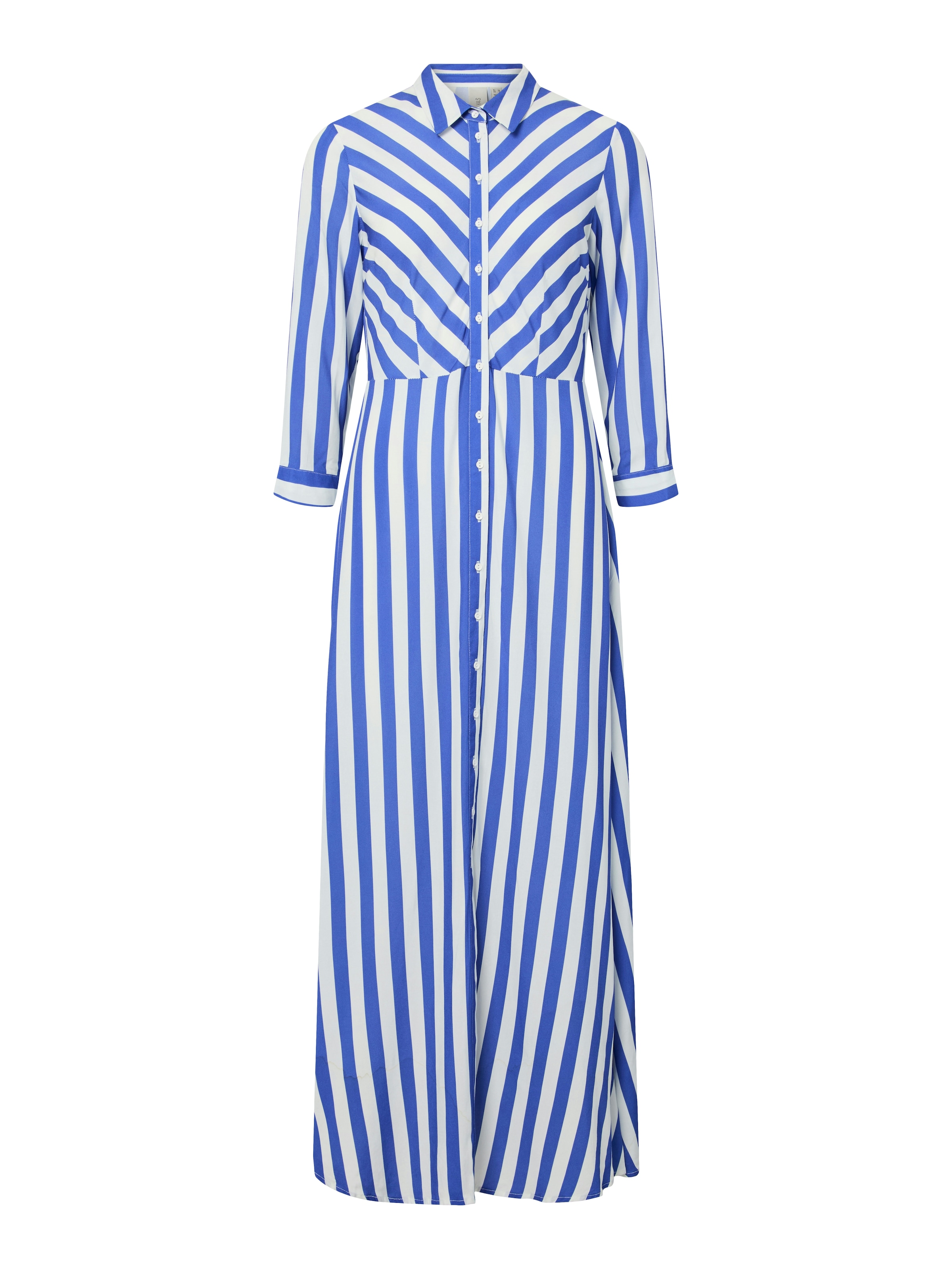 Y.A.S Hemdblusenkleid »YASSAVANNA LONG SHIRT DRESS«, Sommerkleid, mit 3/4 Ärmel