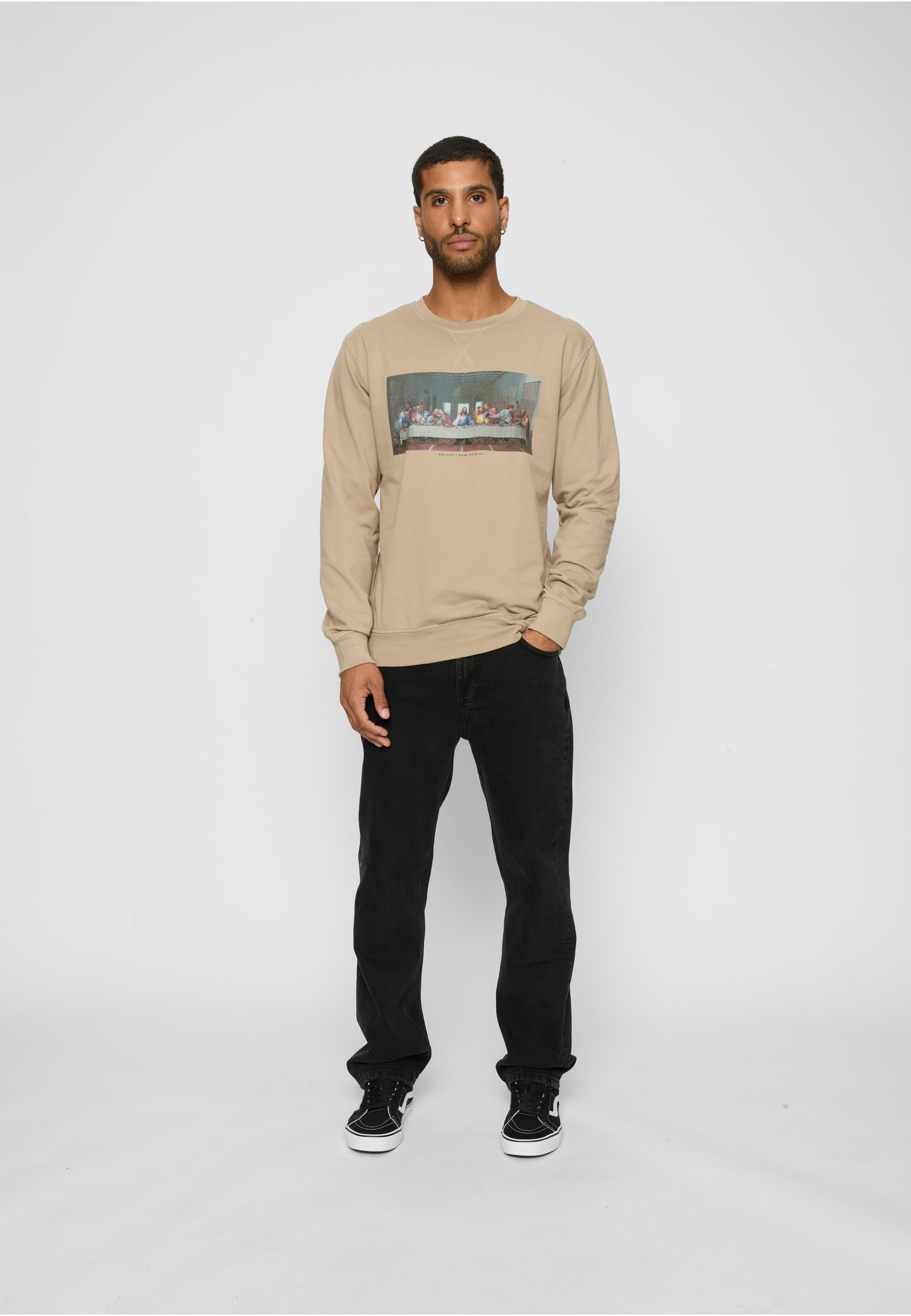 MisterTee Rundhalspullover »MisterTee Herren Can´t Hang With Us Crewneck«, (1 tlg.)