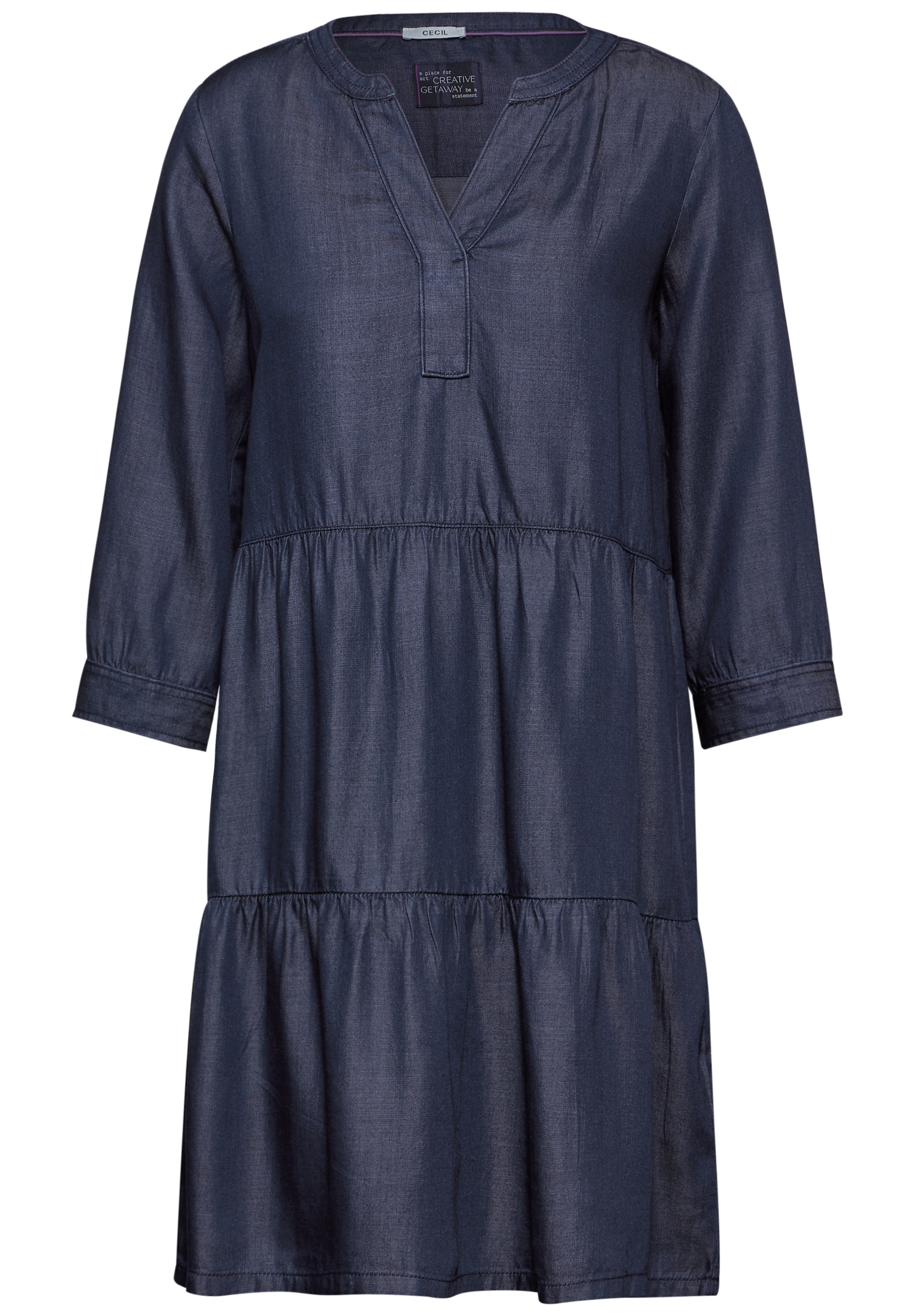 Thumbnail - Cecil Midikleid Ohne Taschen aus Lyocell