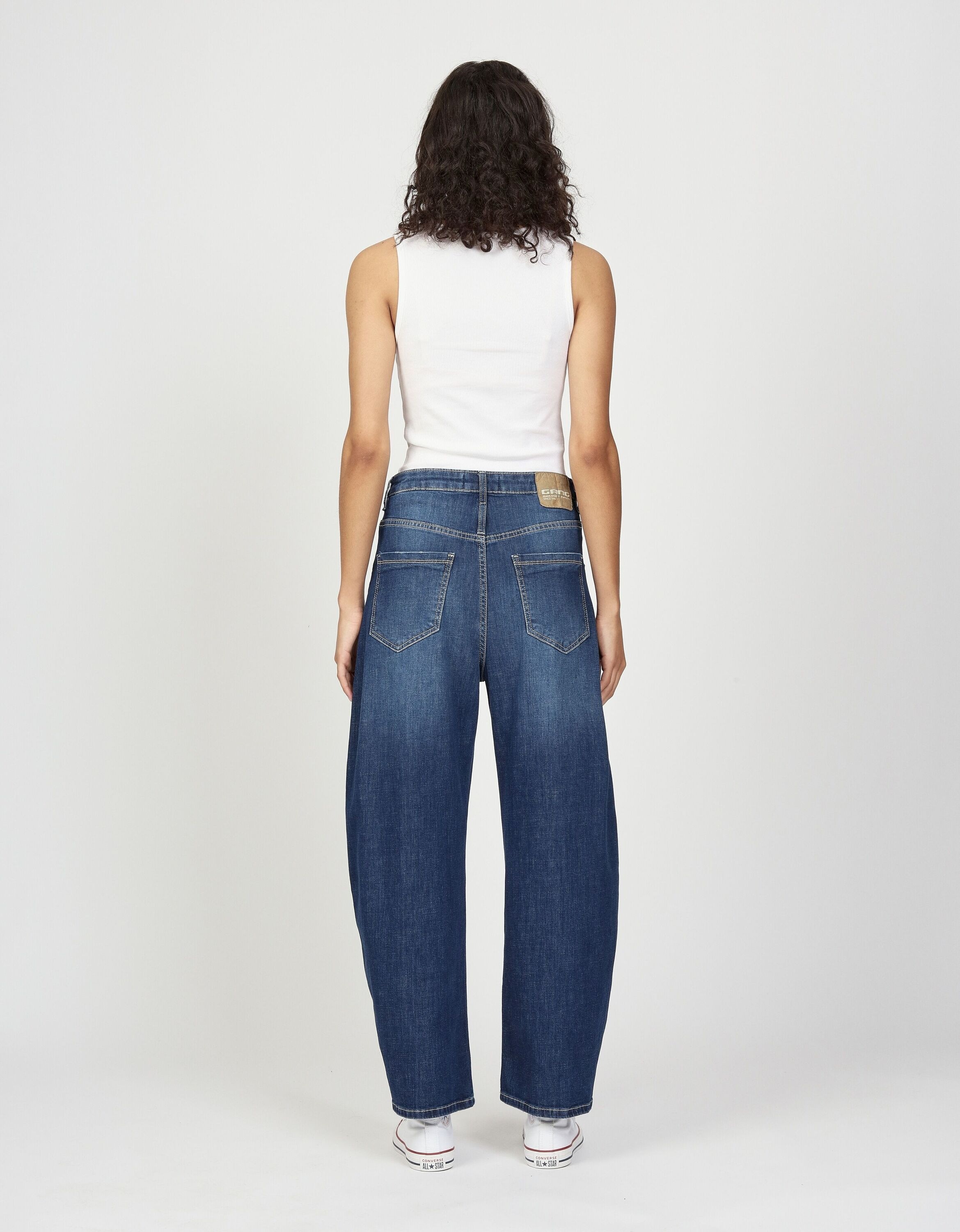 GANG Tapered-fit-Jeans »94ODINA« mit Abnäher vom Knie bis zum Saum
