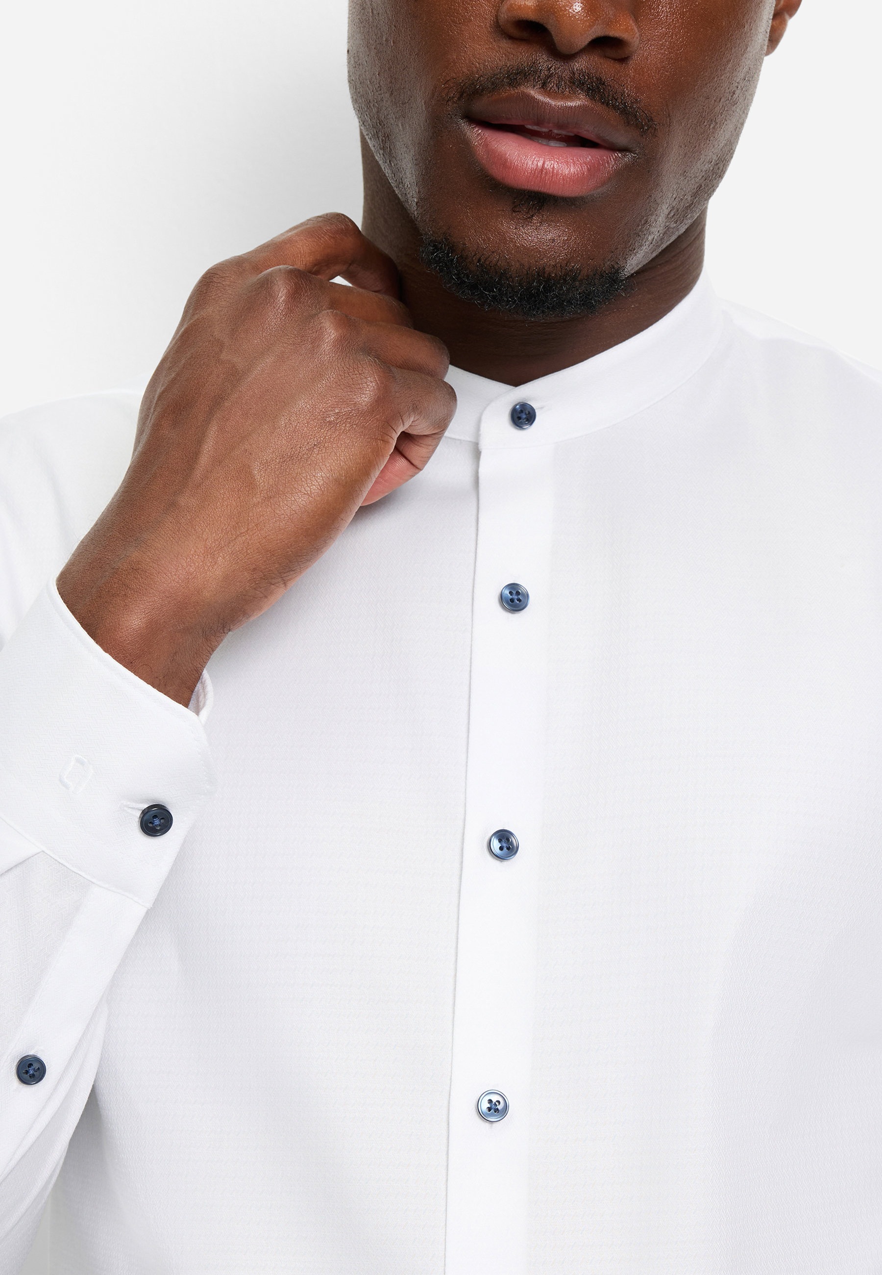 OLYMP Businesshemd »OLYMP No. Six, super slim, Businesshemd, Stehkragen«