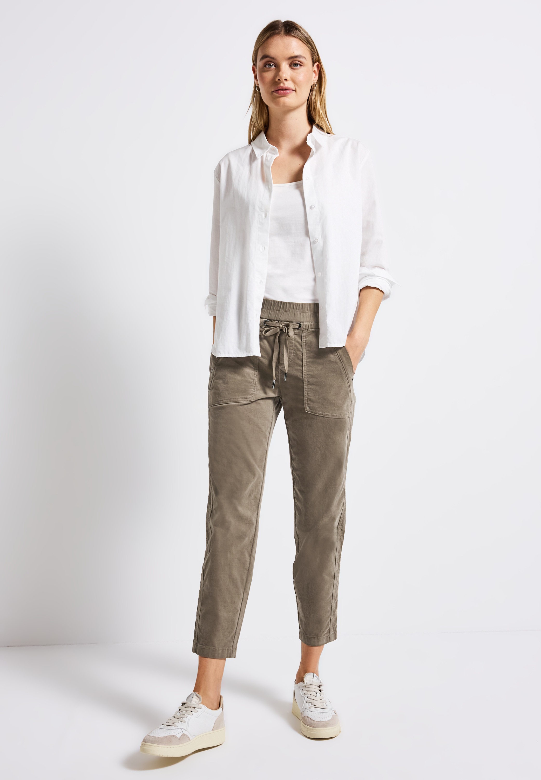 STREET ONE Cordhose, Middle Waist