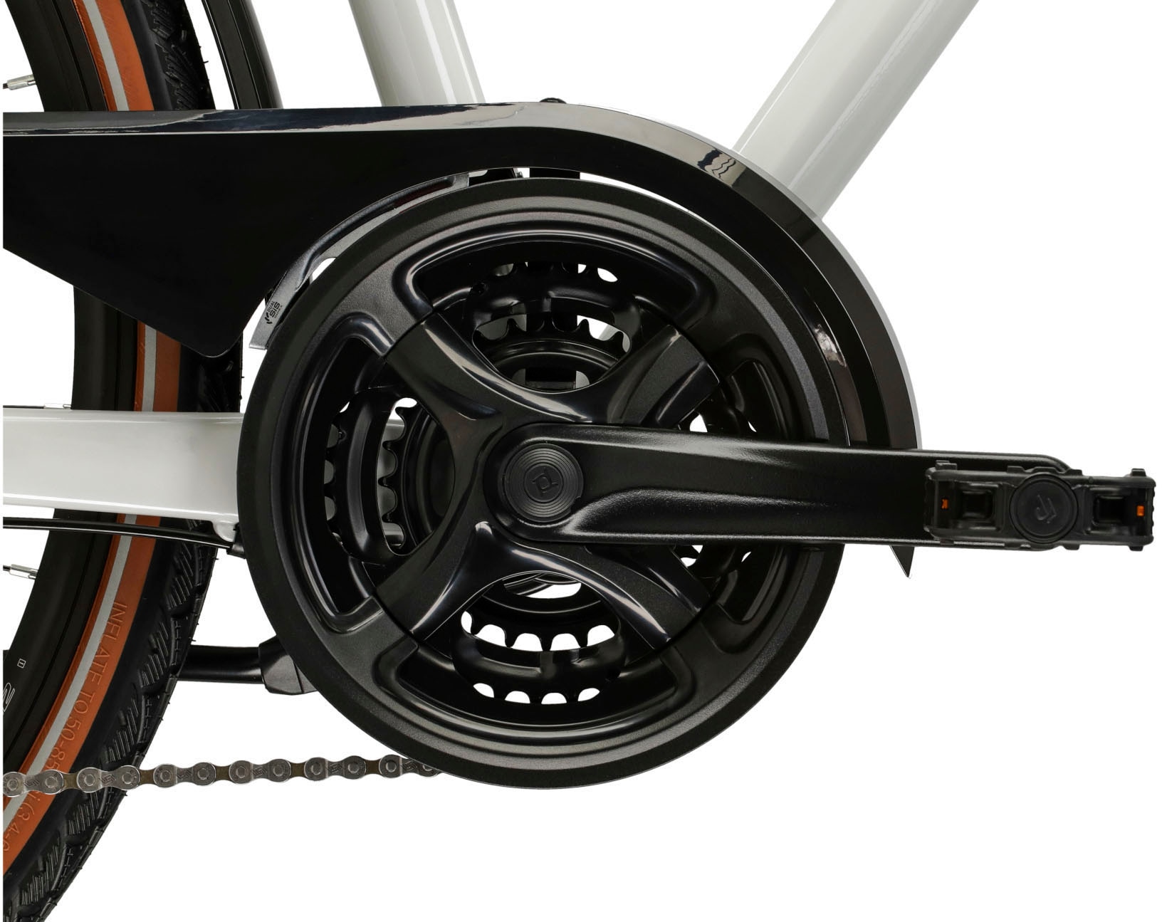 Kross Trekkingrad »KROSS Trekkingrad Damen 28" Trans 3.0 ULT.RA weiß 24 Gänge« 24 Gang Shimano ACERA M3020 Schaltwerk Kettenschaltung