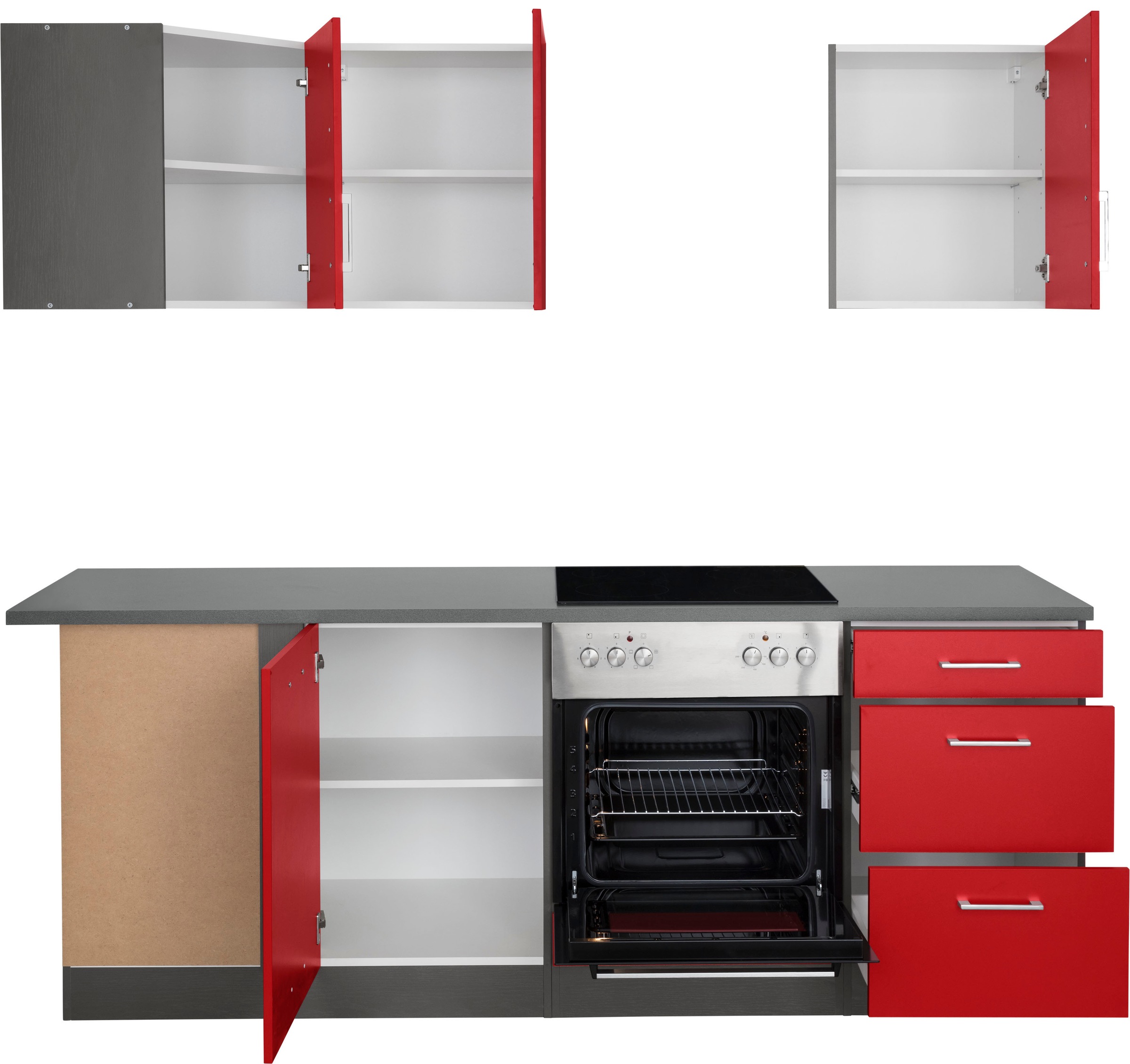 KOCHSTATION Küchenzeile "KS-Paris – Küchen mit einzigartigen Fotomotiven au günstig online kaufen