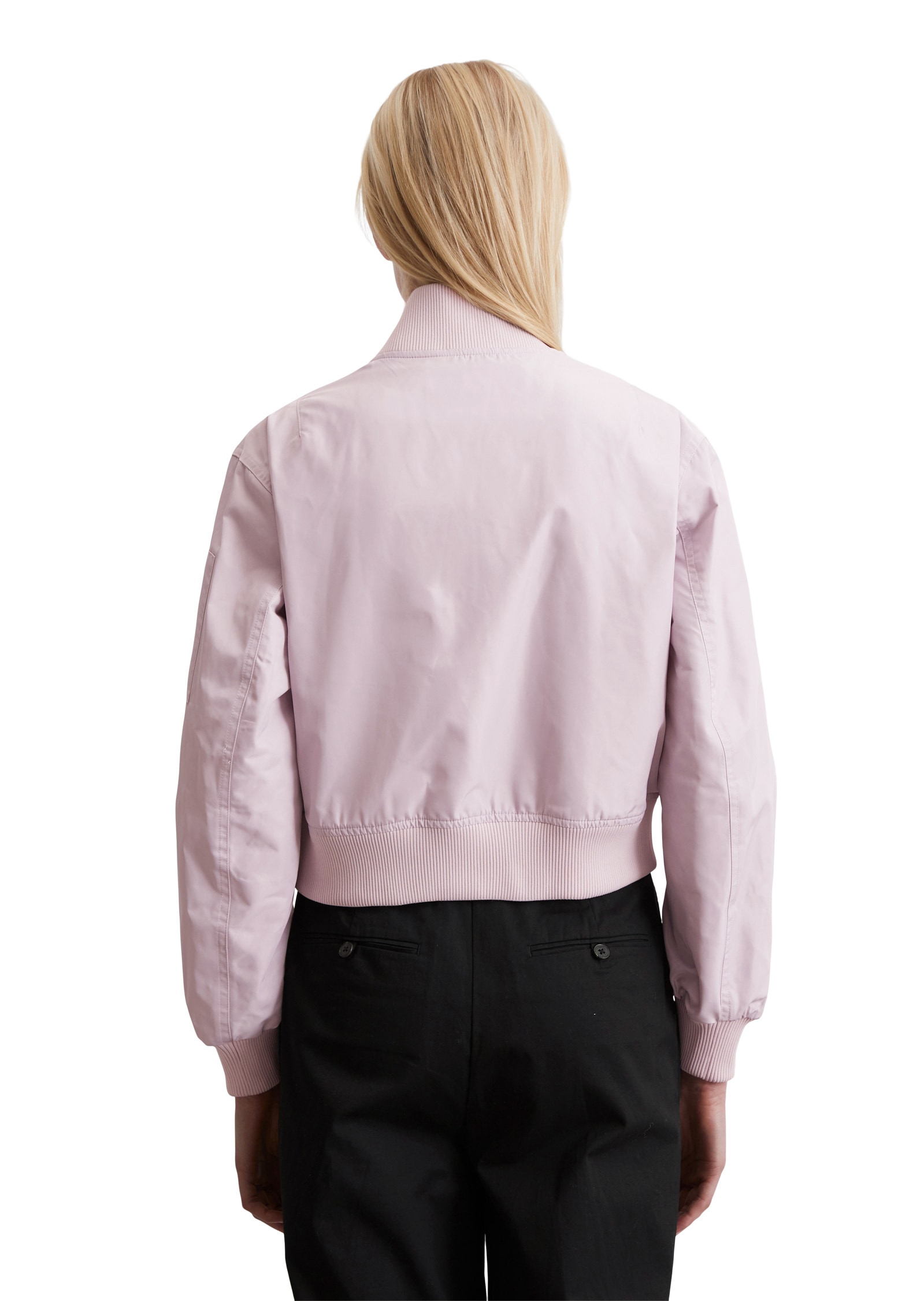 Marc O'Polo Outdoorjacke »aus recyceltem Polyester-Twill«, ohne Kapuze