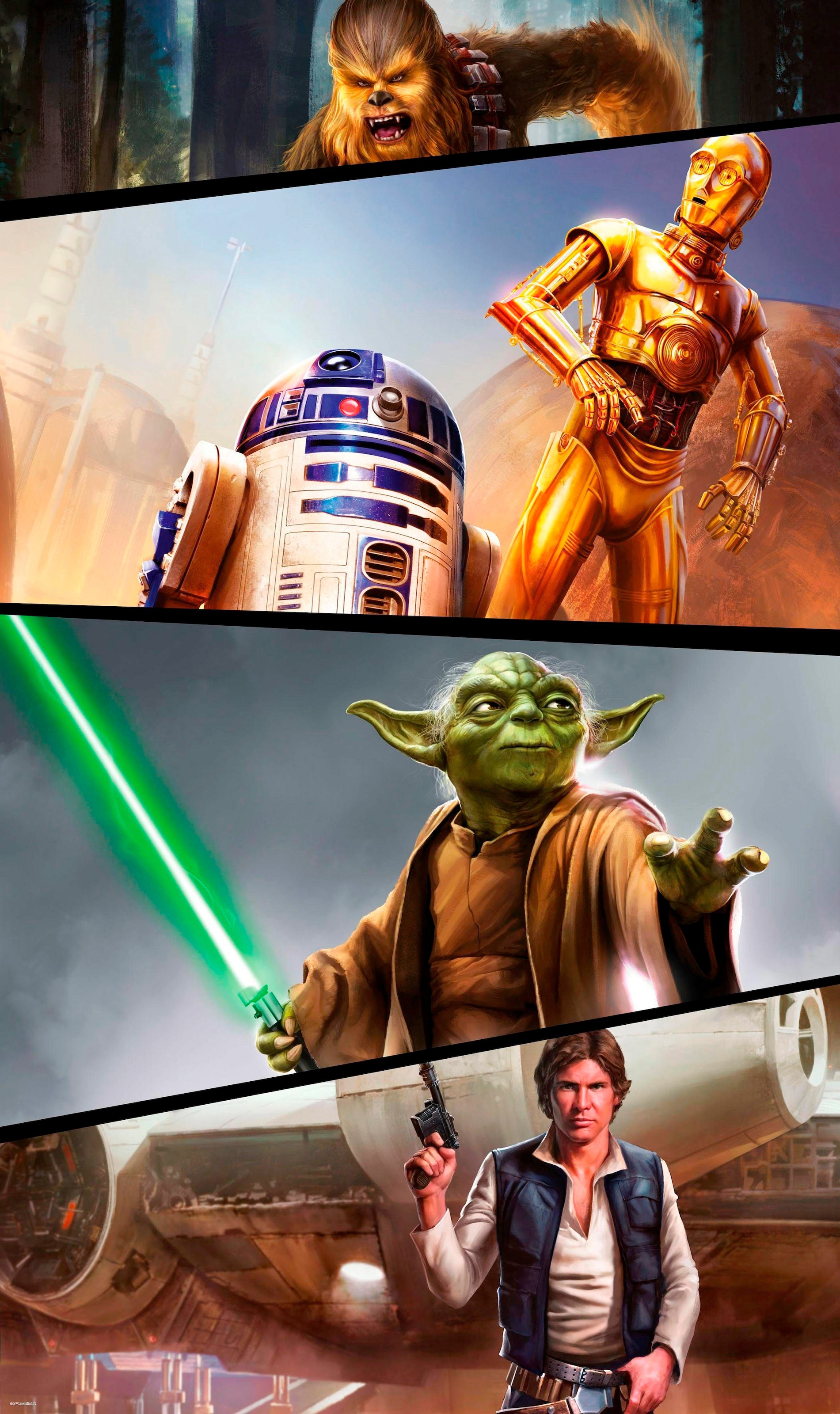 Komar Vliestapete "Star Wars Moments Rebels", 120x200 cm (Breite x Höhe), Vliestapete, 100 cm Bahnbreite