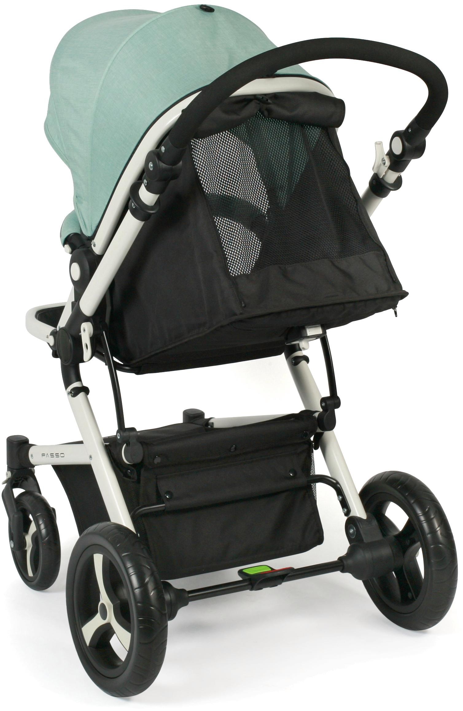 CHIC4BABY Kombi-Kinderwagen »Passo, mint«, 15 kg, ; Kinderwagen