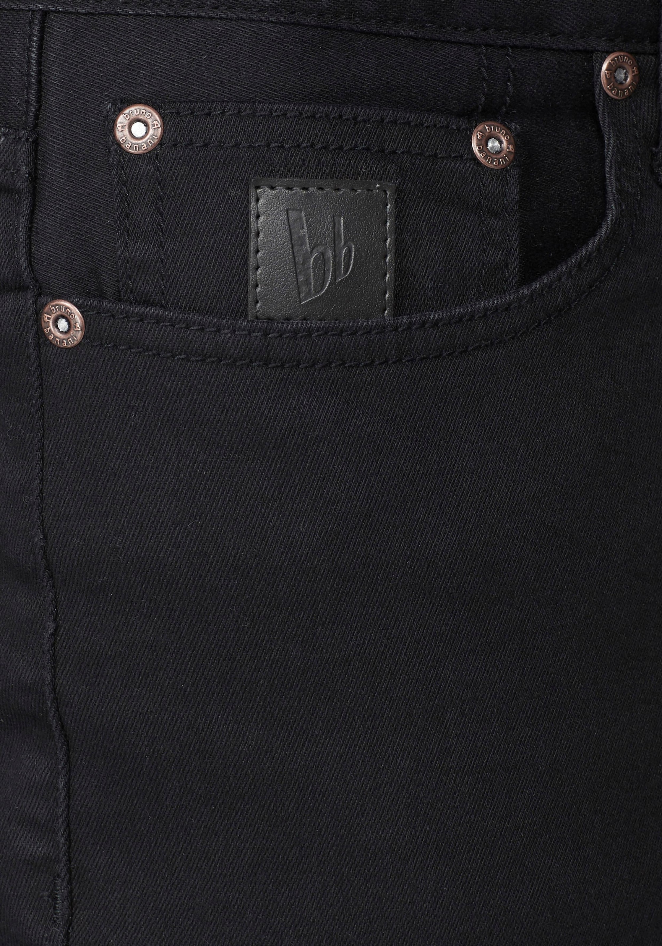 Bruno Banani Straight-Jeans »Hutch«, gerade Beinform, teilweise mit modischen Destroyed-Effekten