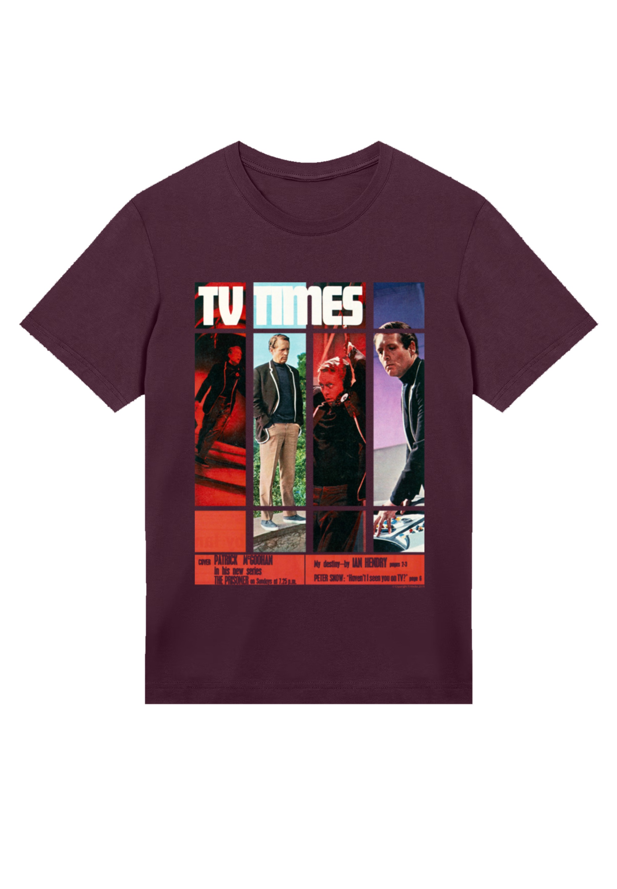 F4NT4STIC T-Shirt "TV Times Patrick McGoohan The Prisoner 1967 Cover" Premi günstig online kaufen