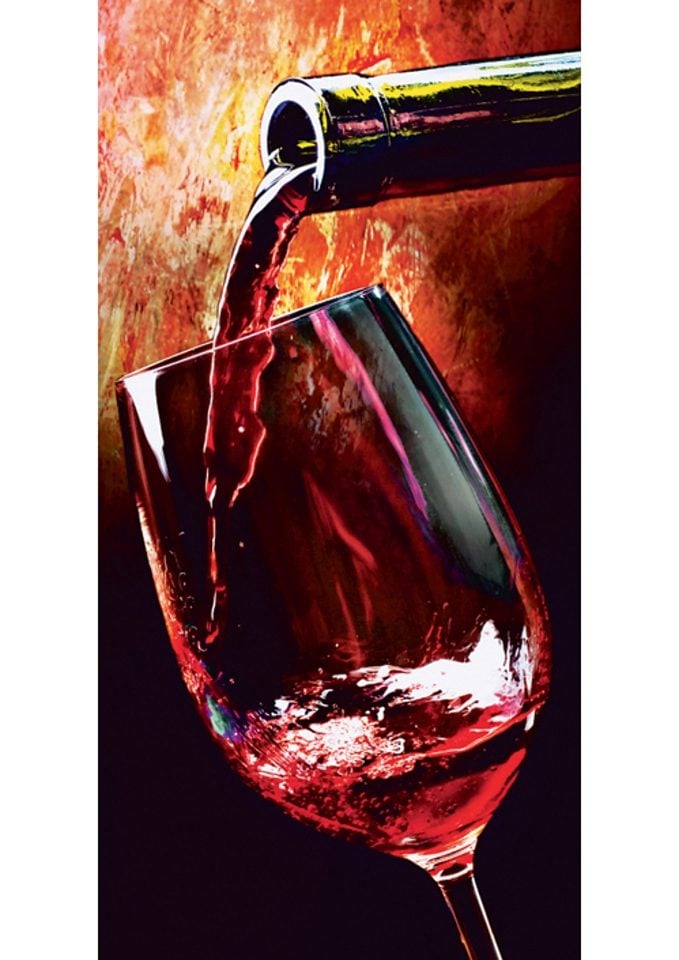 Home affaire Glasbild "Wine", 30/60 cm günstig online kaufen