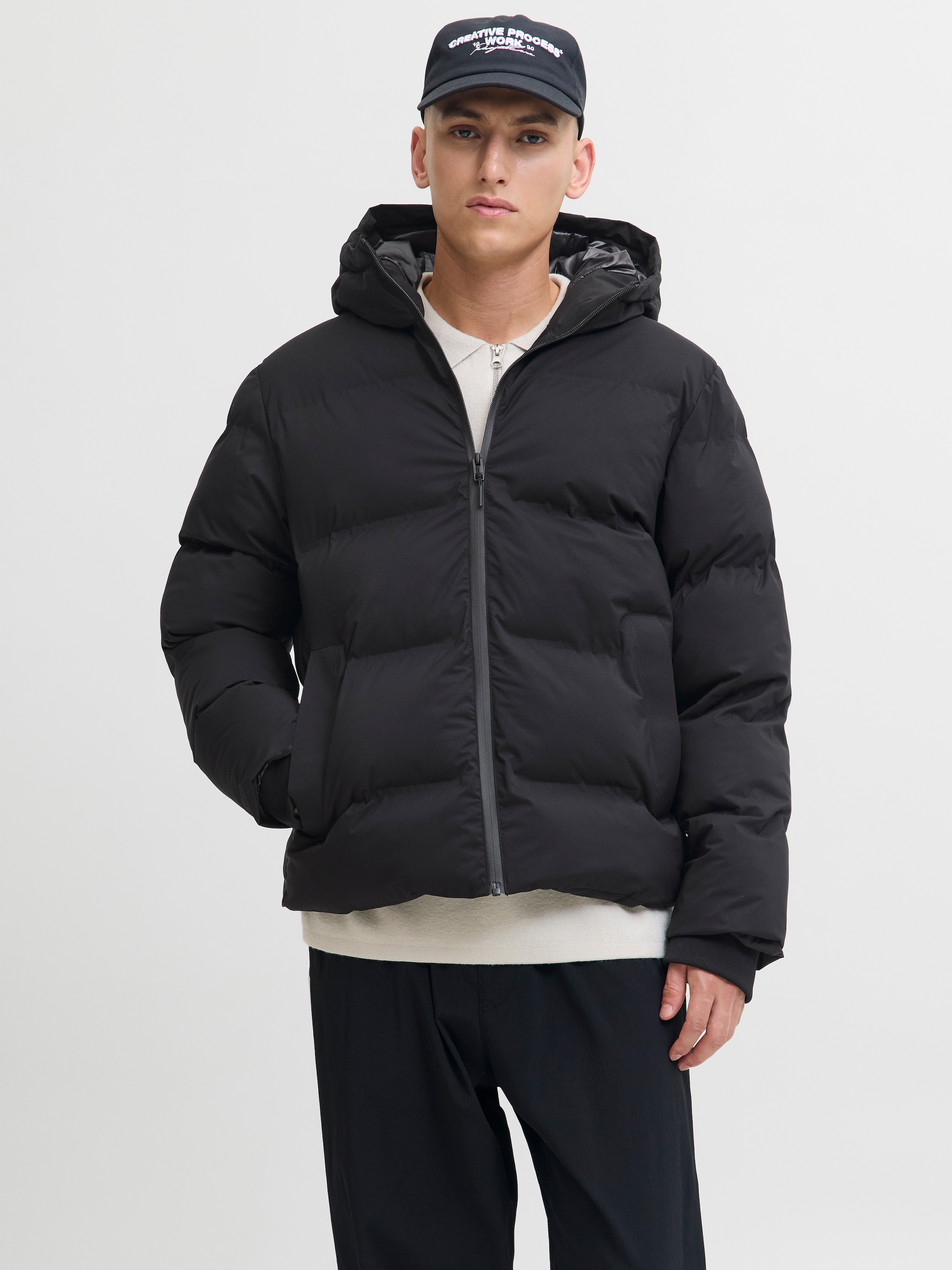 Jack & Jones "JJKAITO PUFFER JACKET BF" mit Kapuze günstig online kaufen