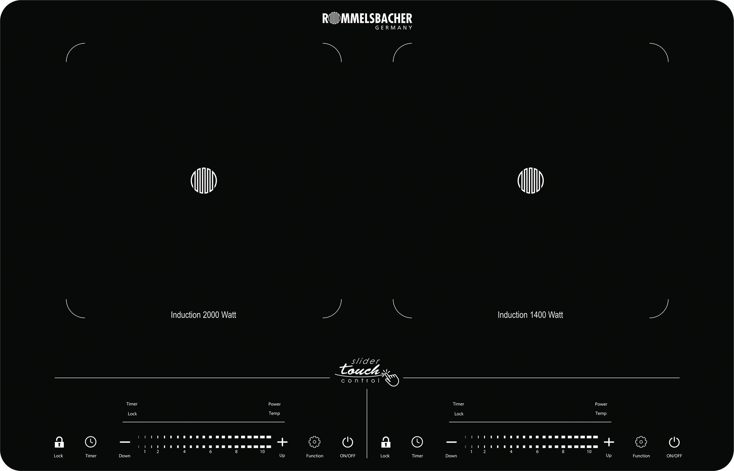 Thumbnail - Rommelsbacher Doppel-Induktionskochplatte "CT 3420/IN"