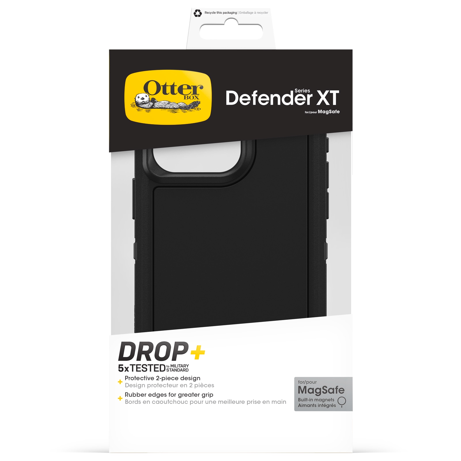 Otterbox Backcover »Defender XT Hülle Apple iPhone 15 Pro Max, MagSafe, stoßfest«, Apple iPhone 15 Pro Max, ultra-robust, schützende Hülle, 5x getestet nach Militärstandard