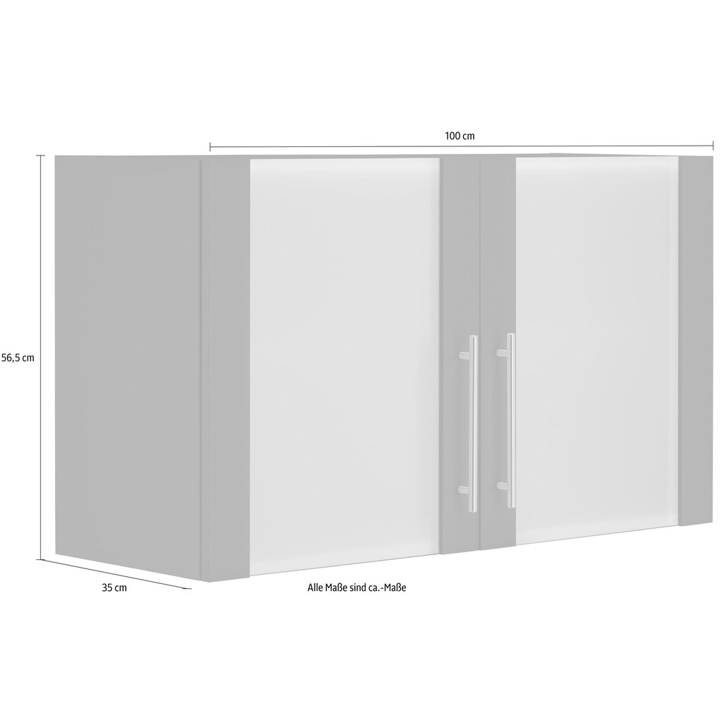 wiho Küchen Glashängeschrank »Cali«