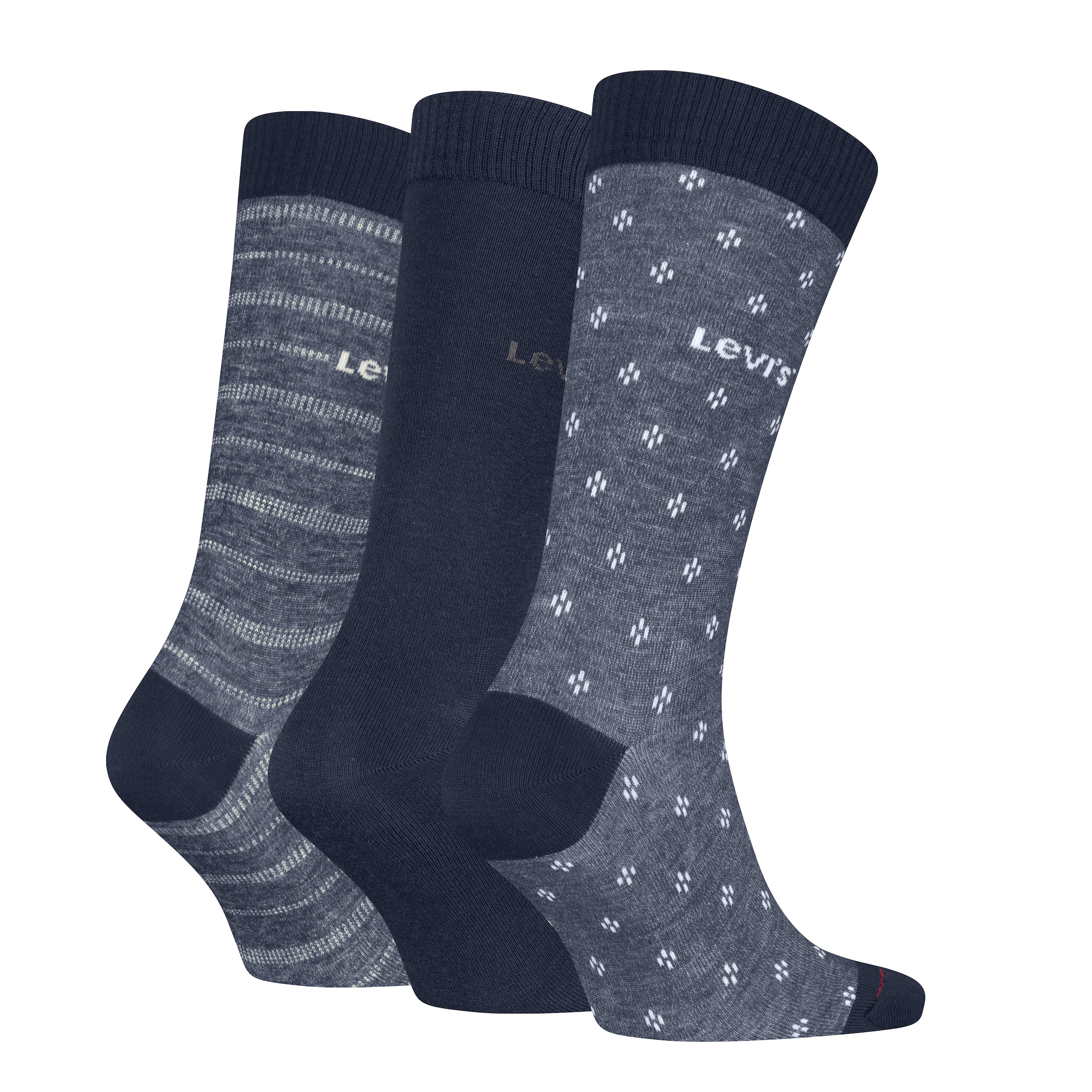 Levi's® Socken »LEVIS REG CUT DENIM GIFTBOX« 3 Paar, 