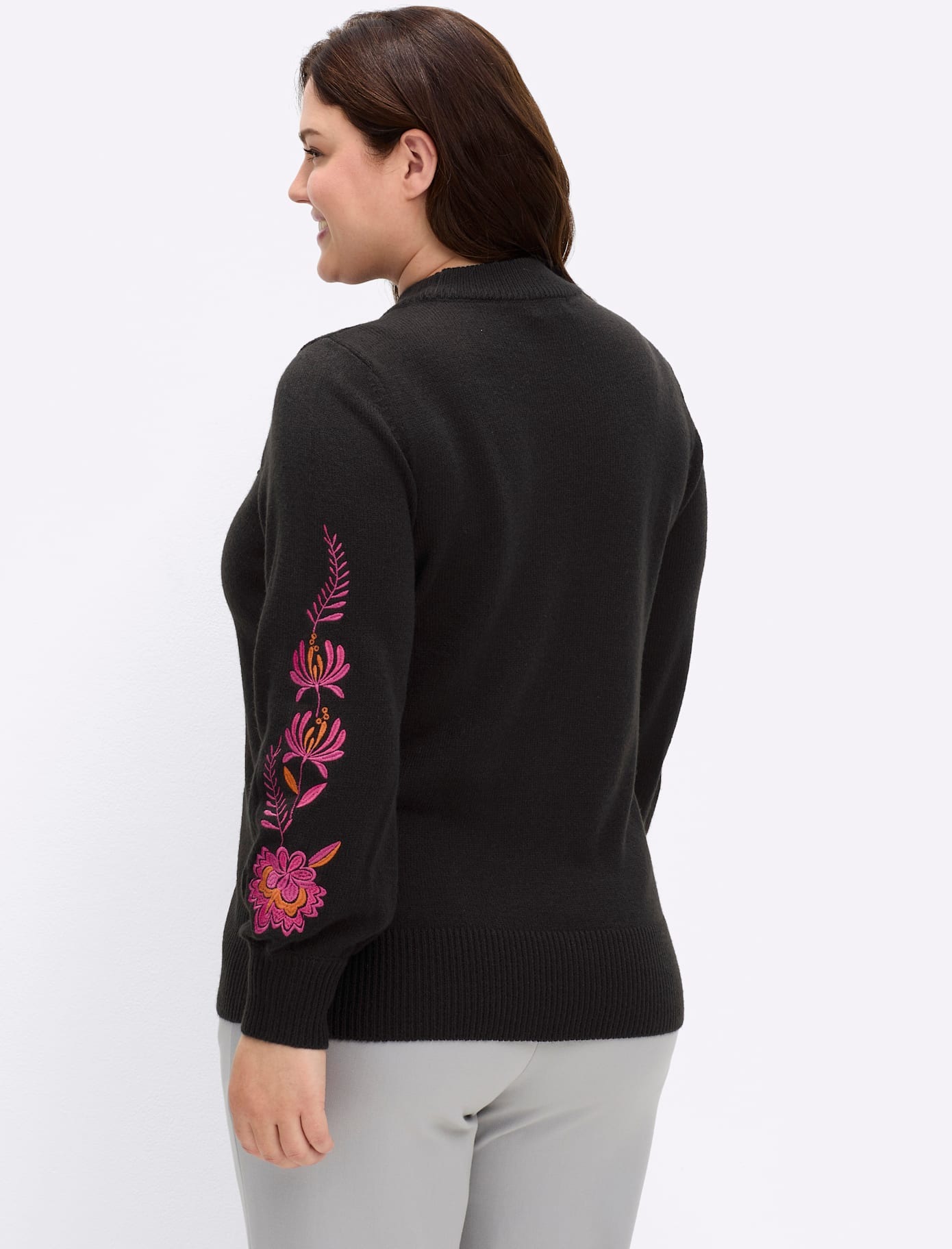 sheego by Joe Browns Stehkragenpullover »Pullover«
