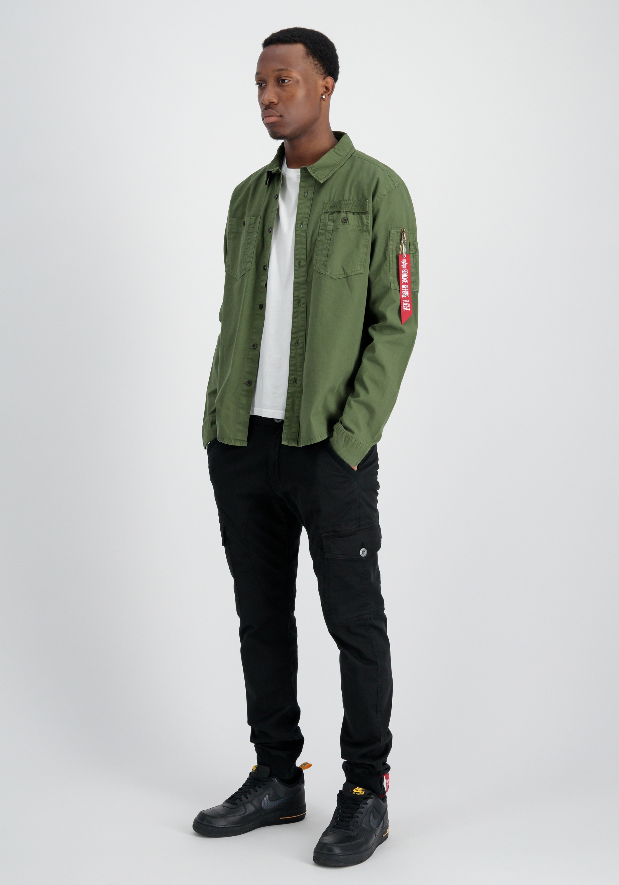 Alpha Industries Oversize-Shirt »Alpha Industries Men - Shirts Air Force EMB Shirt«