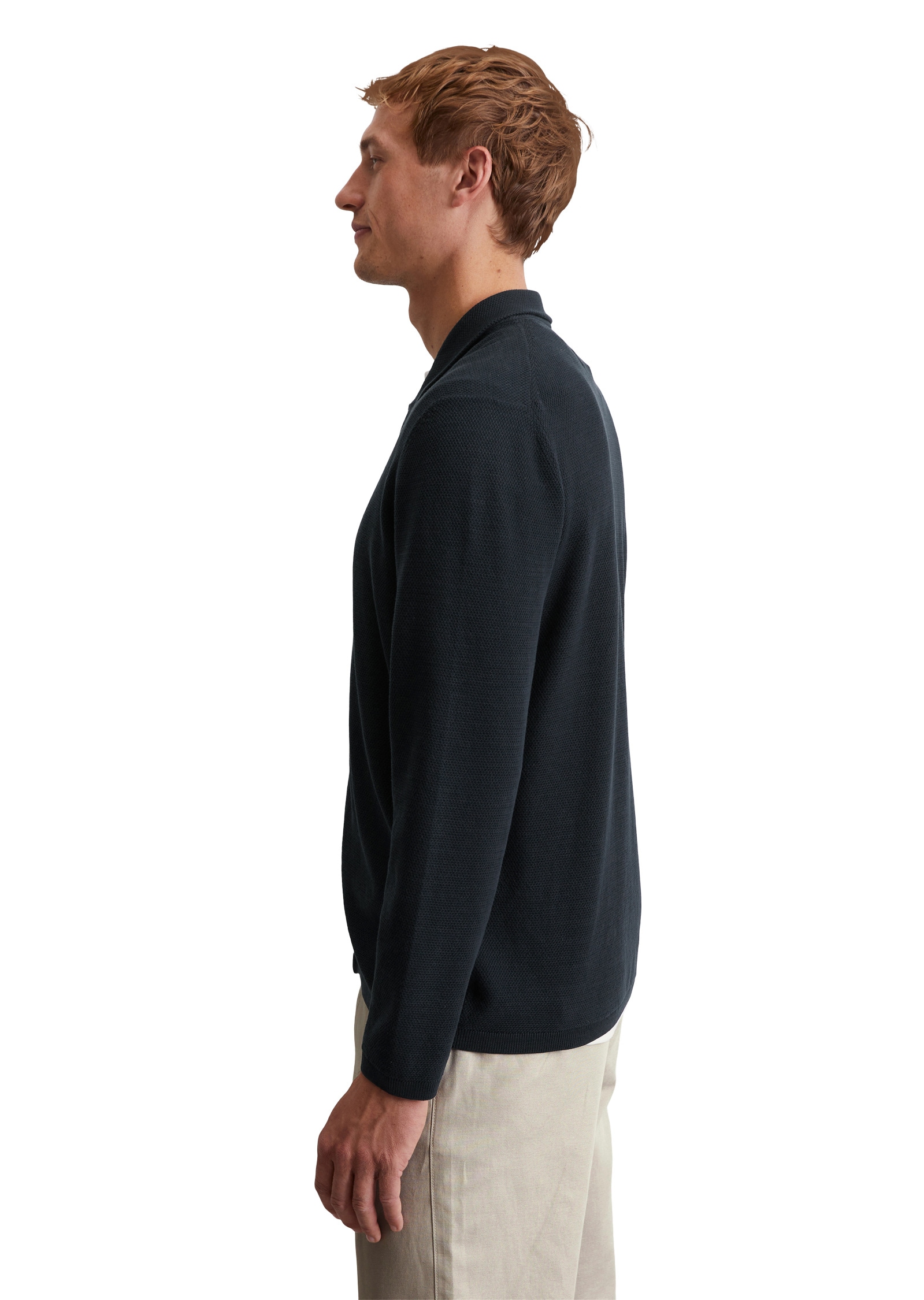 Marc O'Polo Cardigan »mit feiner Piqué-Struktur«