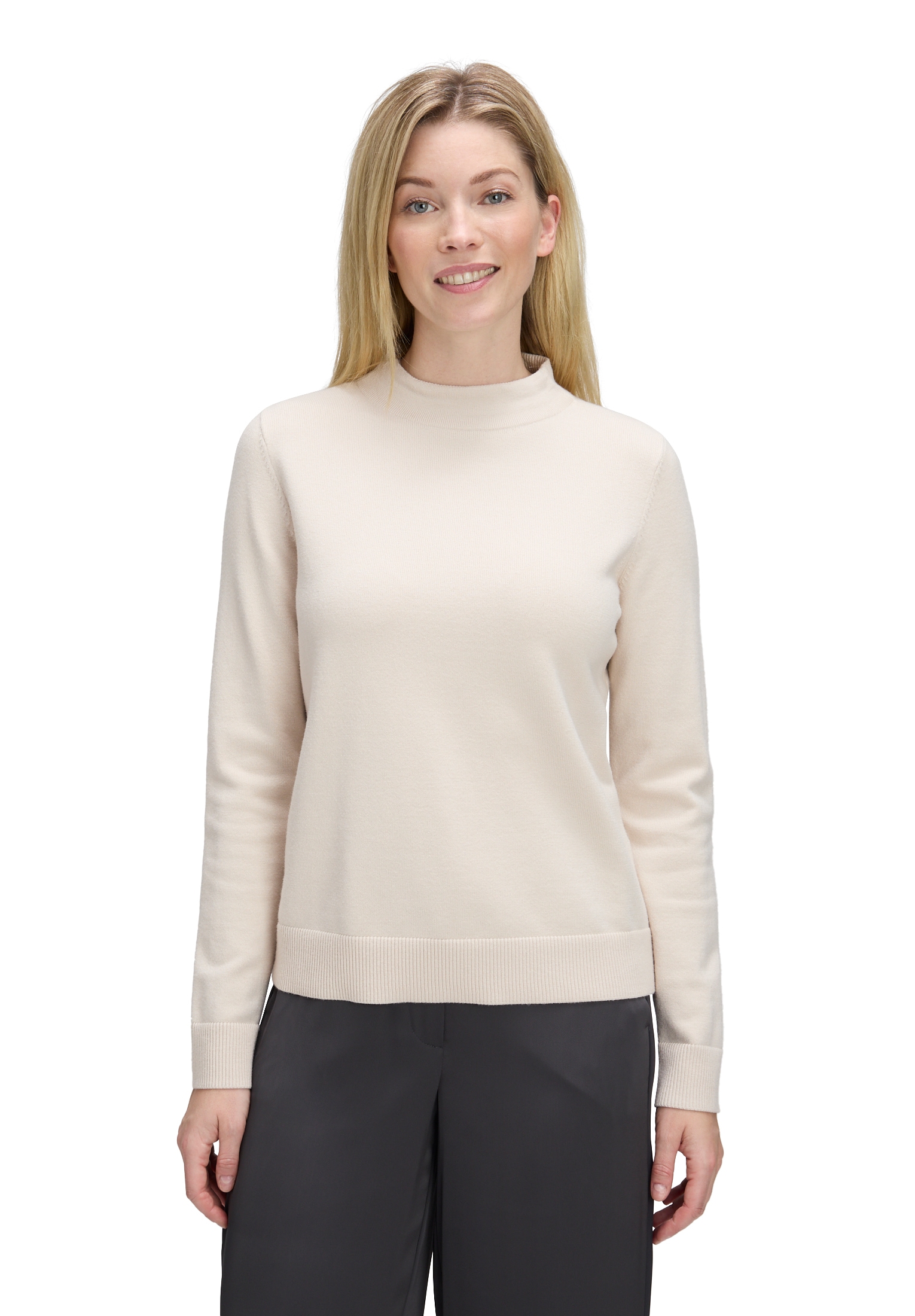 Betty Barclay Strickpullover "Damen Basic-Strickpullover mit Stehkragen" 1 günstig online kaufen