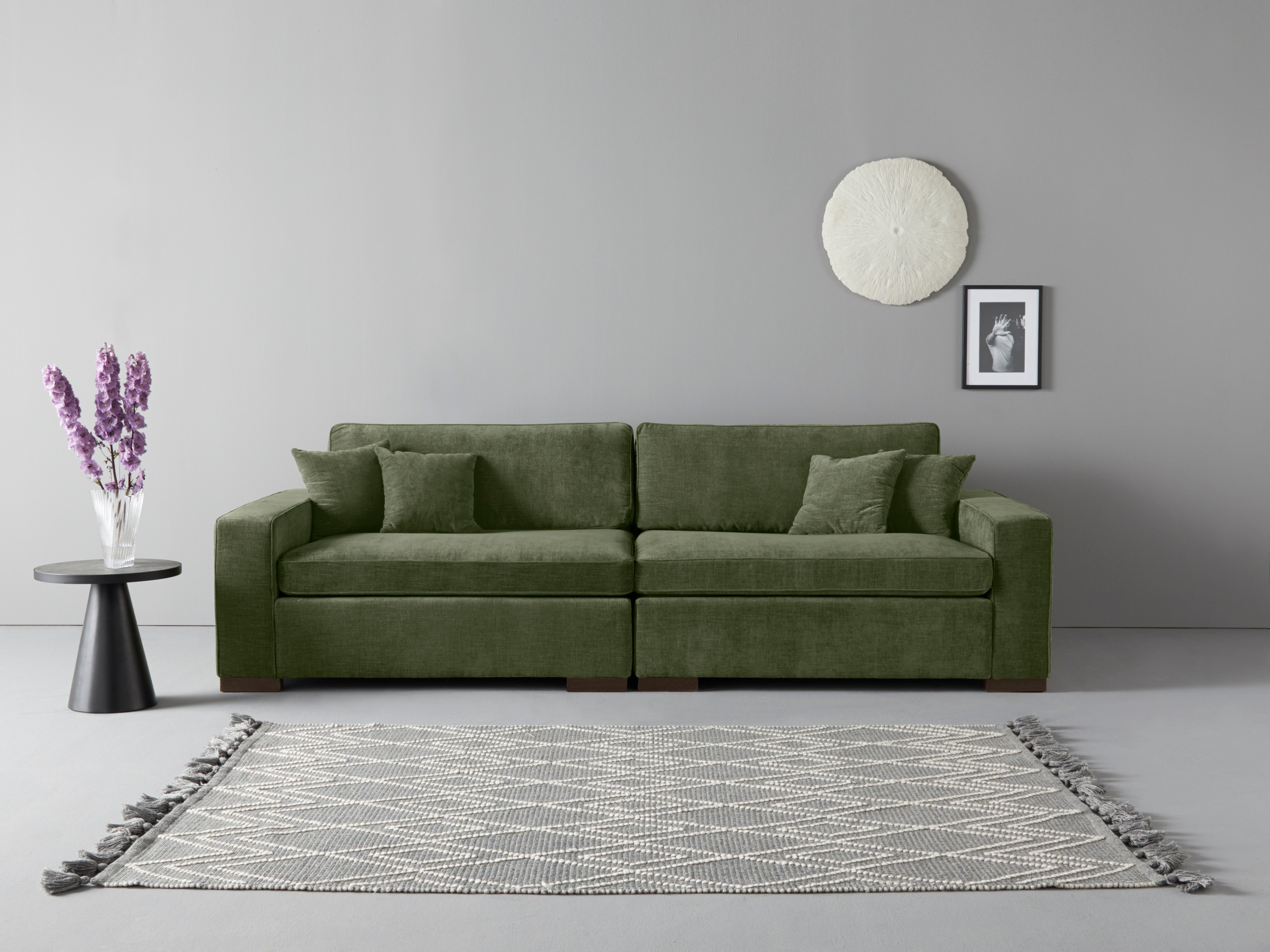 Home affaire 2-Sitzer "Skara XXL", Lounge-Sofa XXL mit Federkern-Polsterung günstig online kaufen